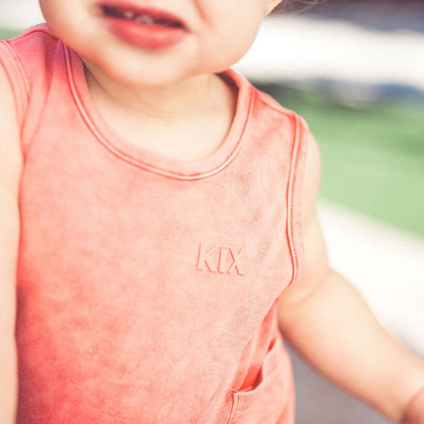 WASHED POCKET DETAIL ROMPER - Pompomme-shop