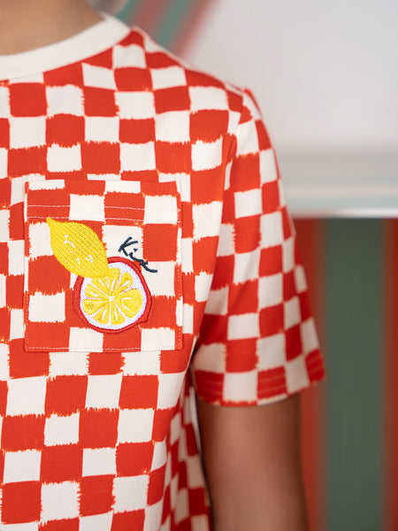 PICNIC GINGHAM T-SHIRT - Pompomme-shop