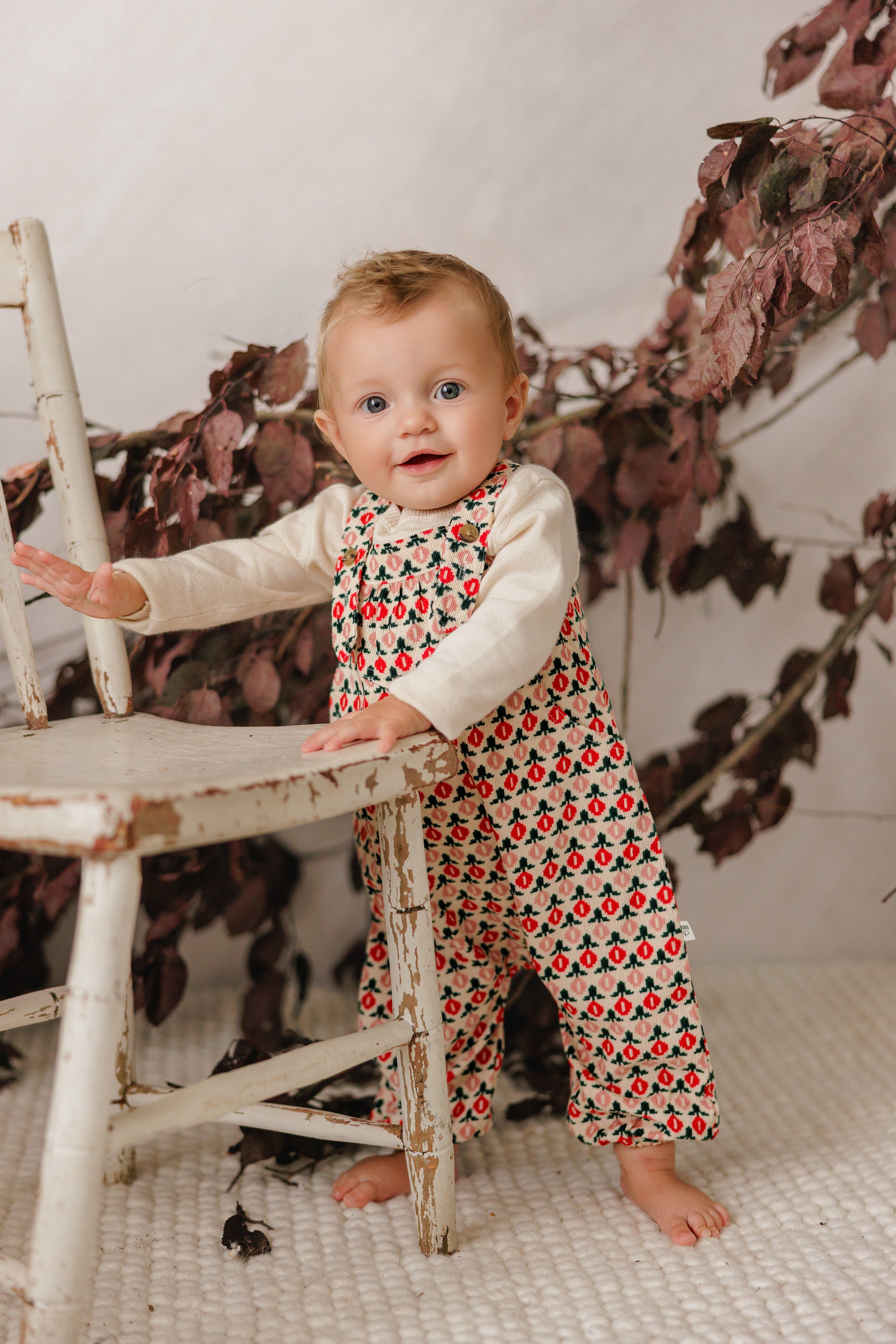 PRINTED CORD ROMPER