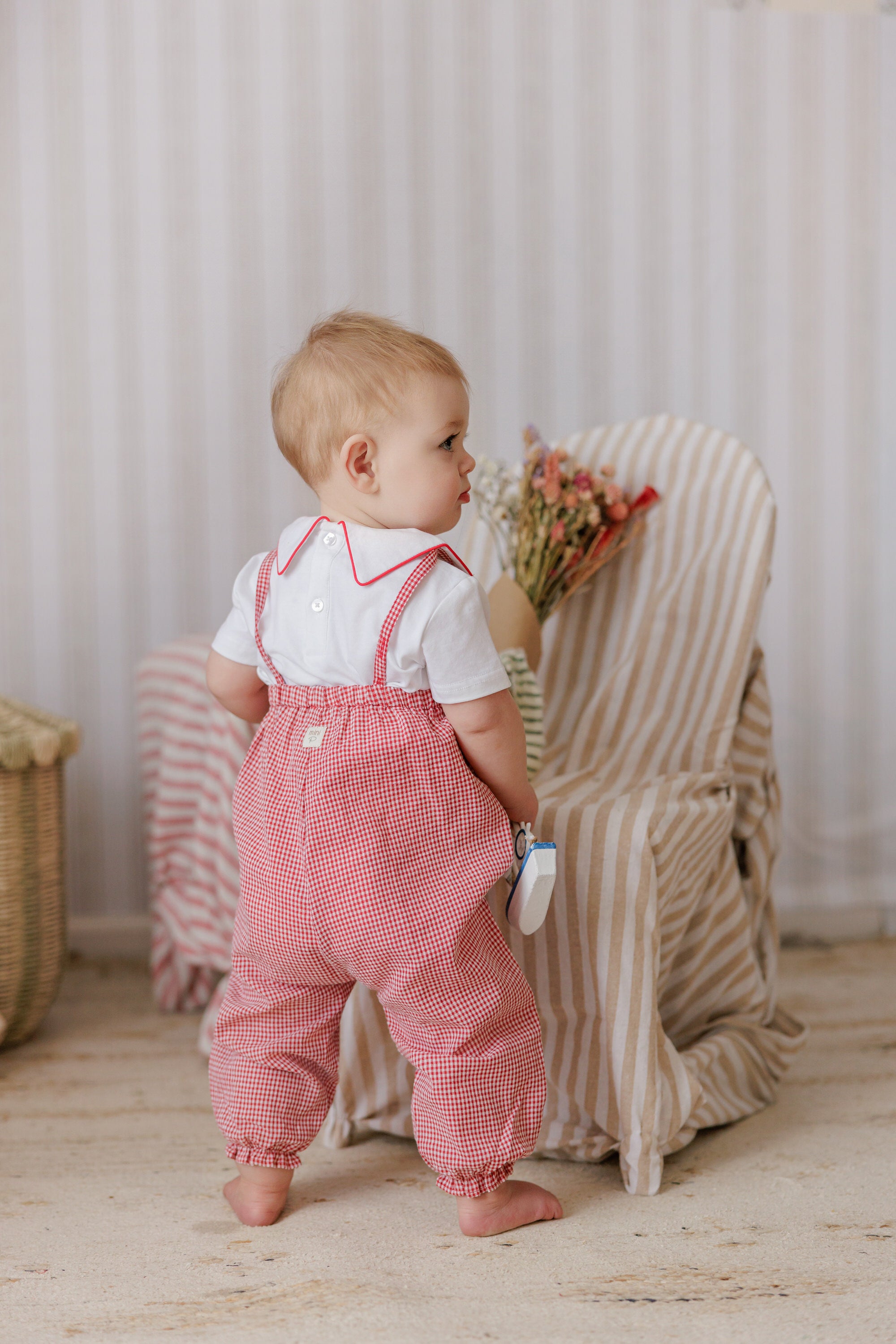 SAILOR STRIPED BB ROMPER - Pompomme-shop