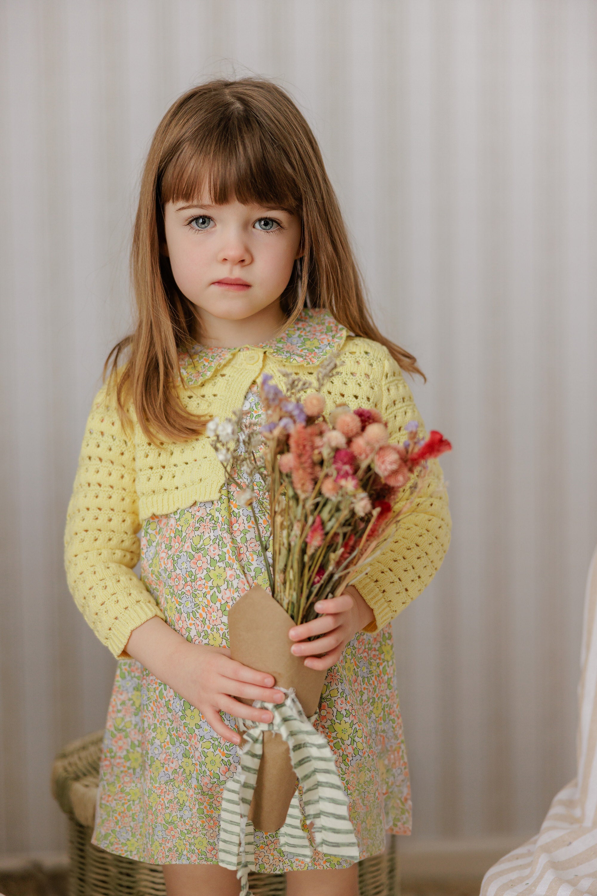 FLORAL FRILL EGDE DRESS