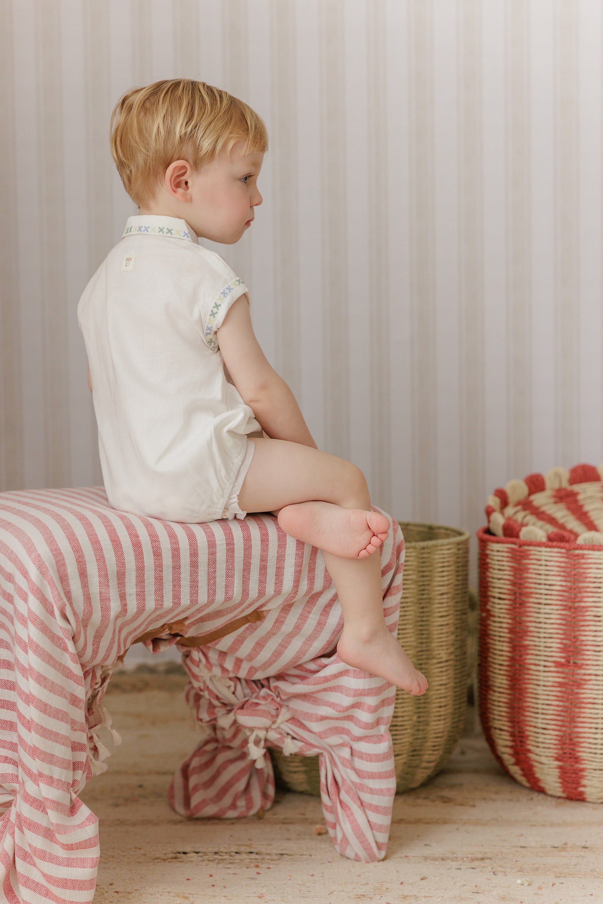 SAILOR STRIPED BB ROMPER - Pompomme-shop