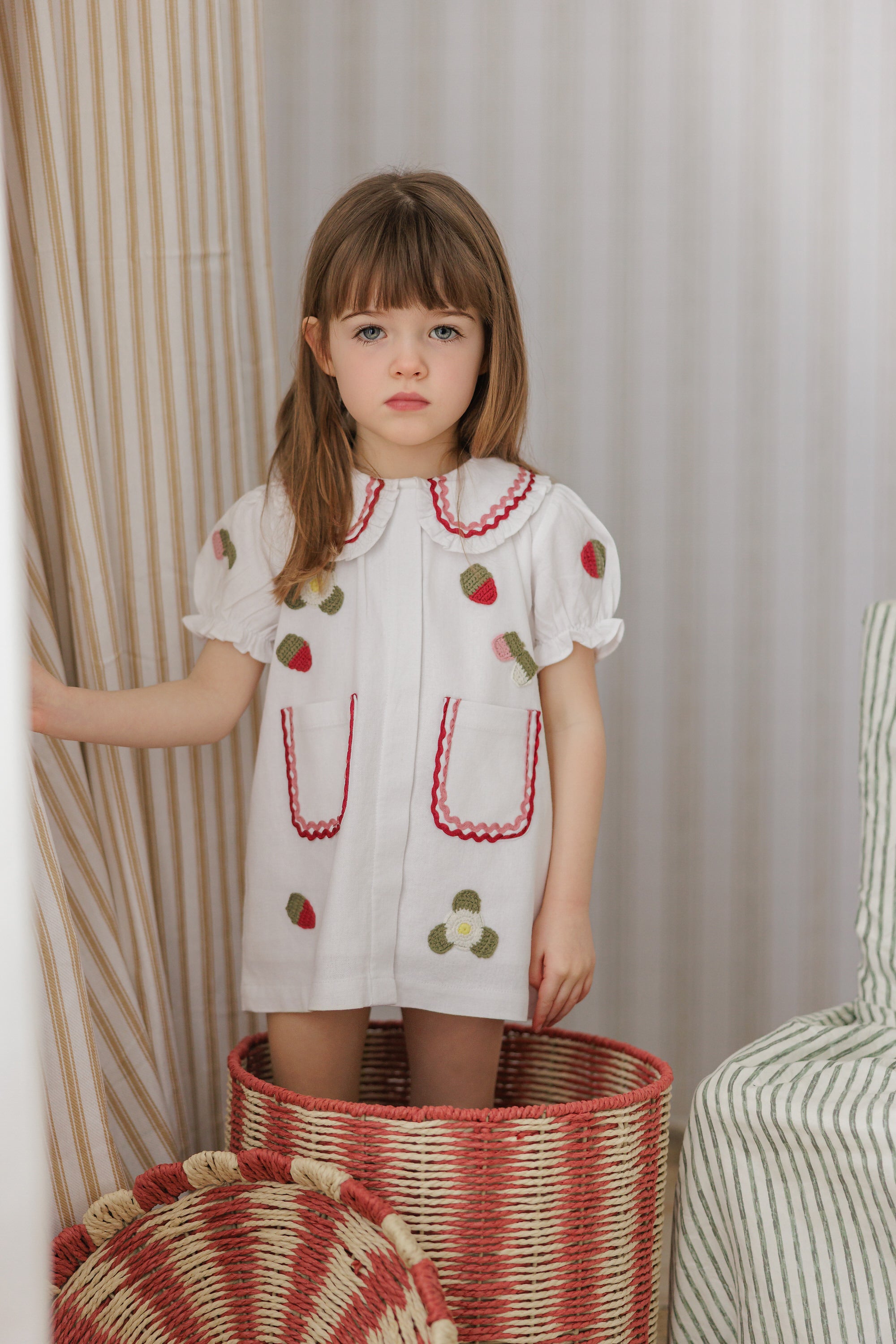 EMBROIDRED DETAIL DRESS