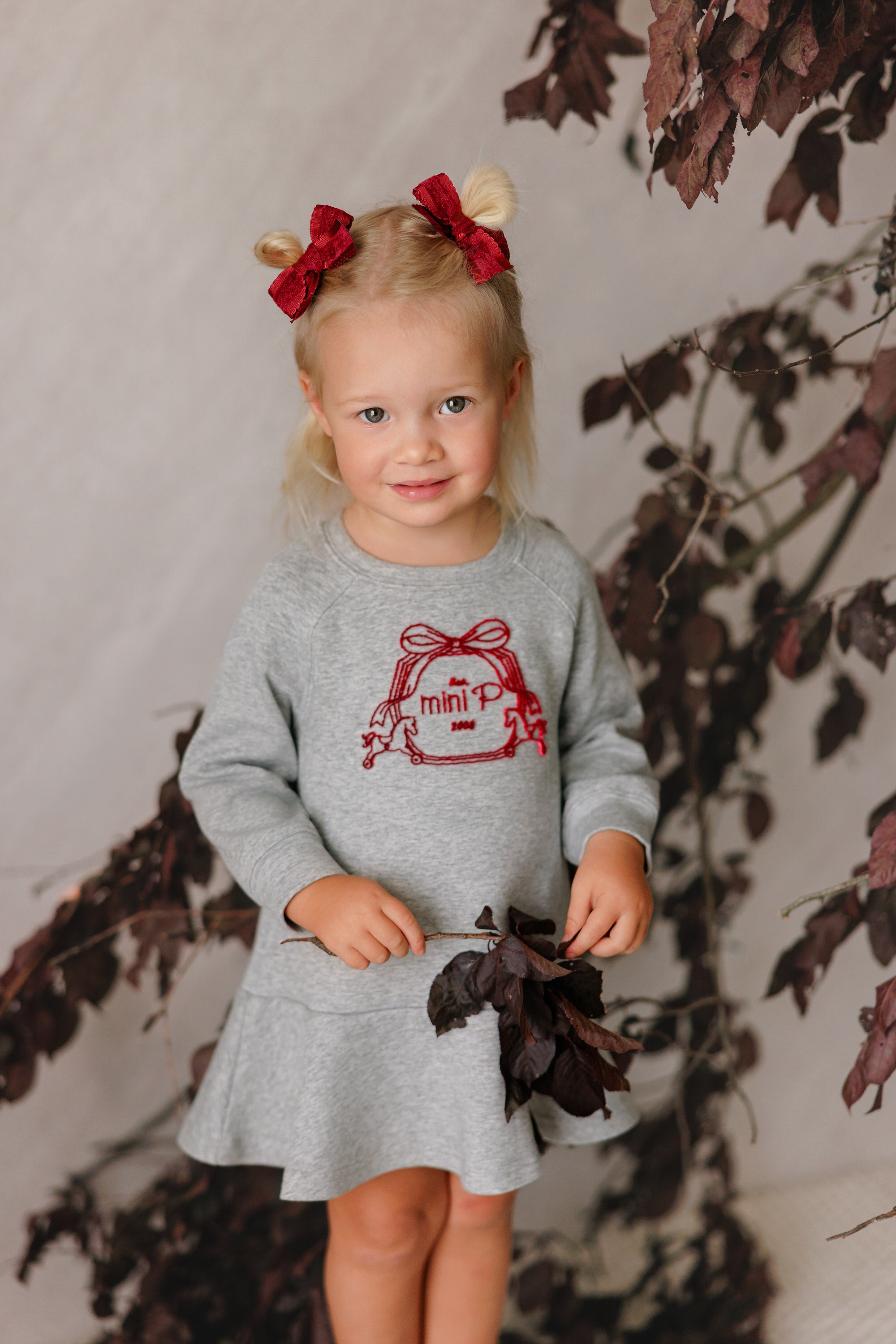 VELVET EMBLEM SWEATDRESS