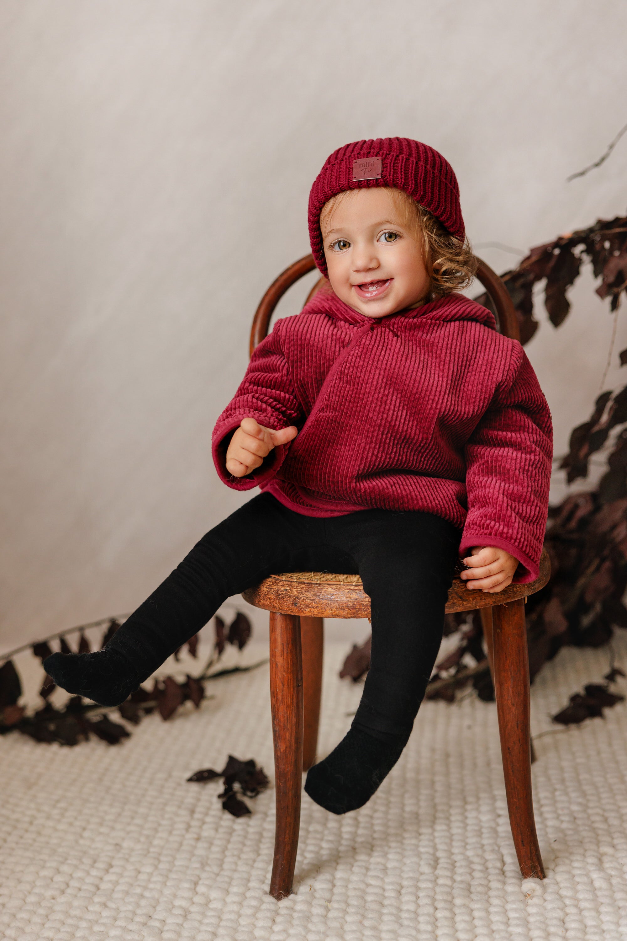 CHUNKY CORDUROY JACKET AND HAT