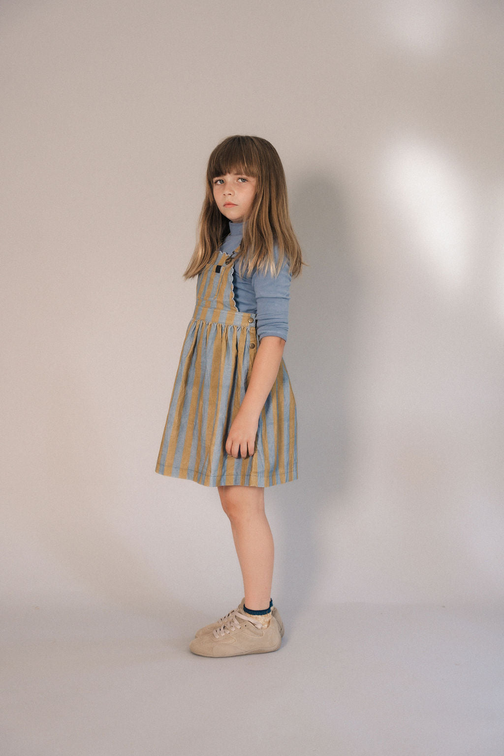 SCALLOP EDGE CORDUROY JUMPER