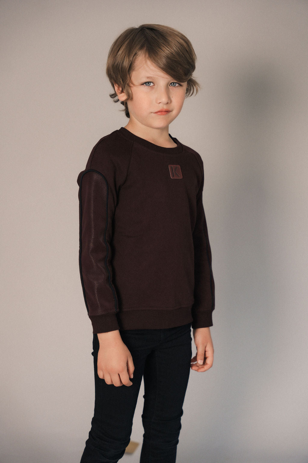 PIPING DETAIL SWEATSHIRT