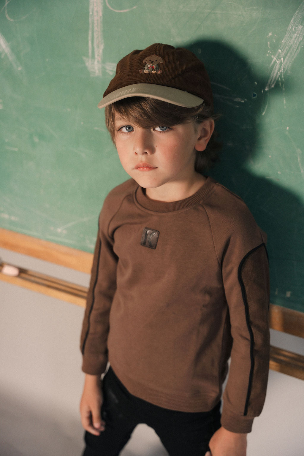 PIPING DETAIL SWEATSHIRT