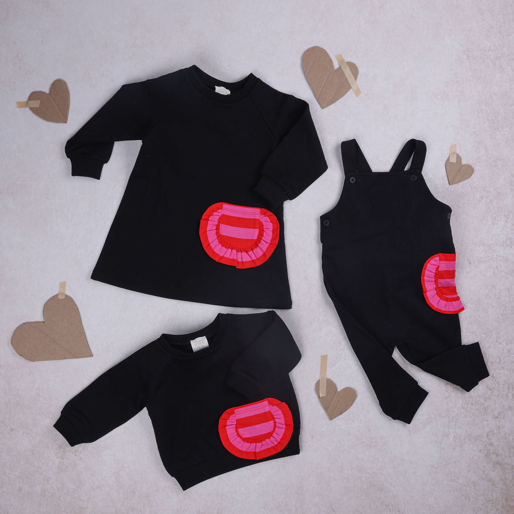 STRIPE POCKET BG SWEATSHIRT