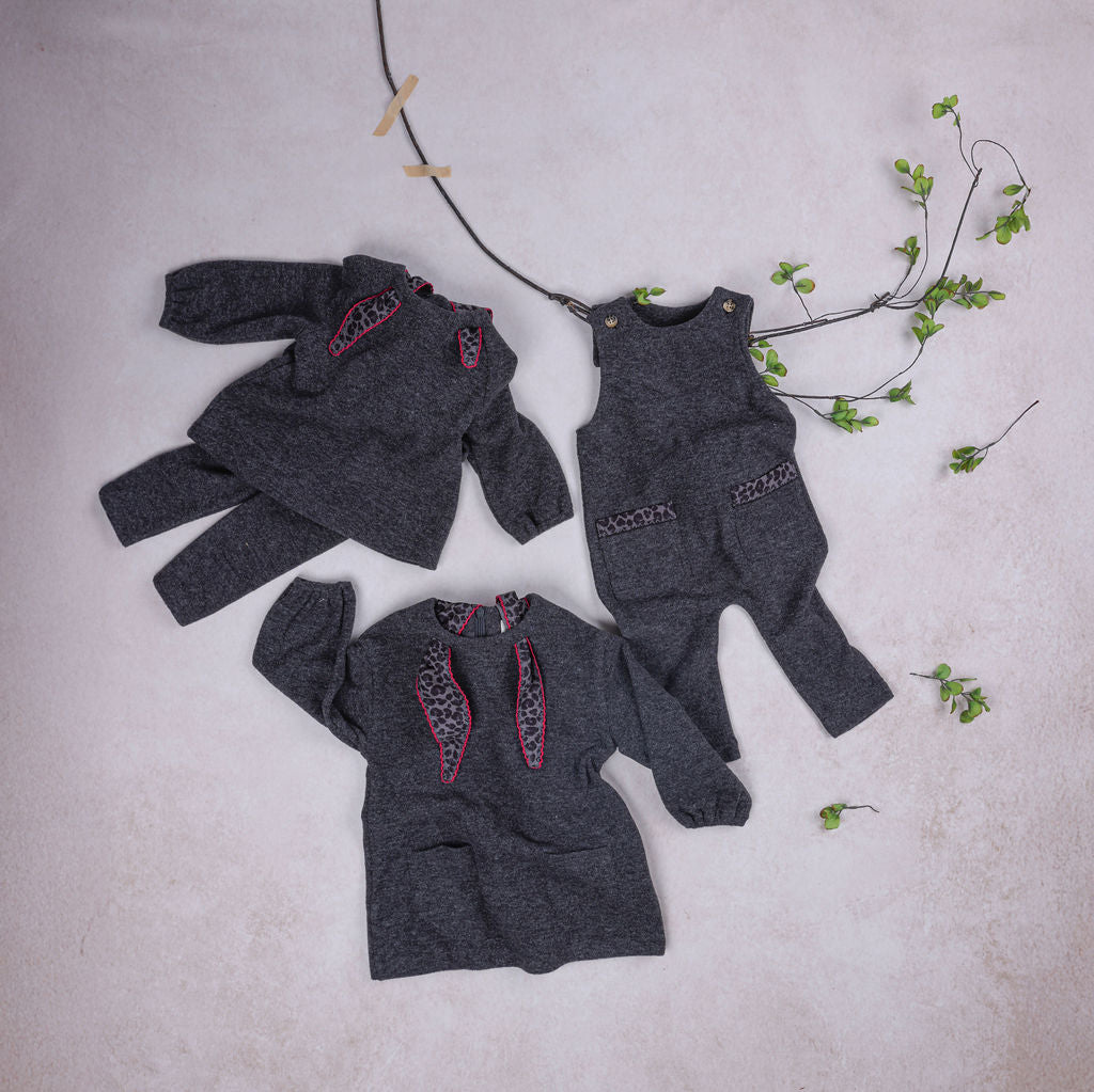 TIE DETAIL KNIT SET