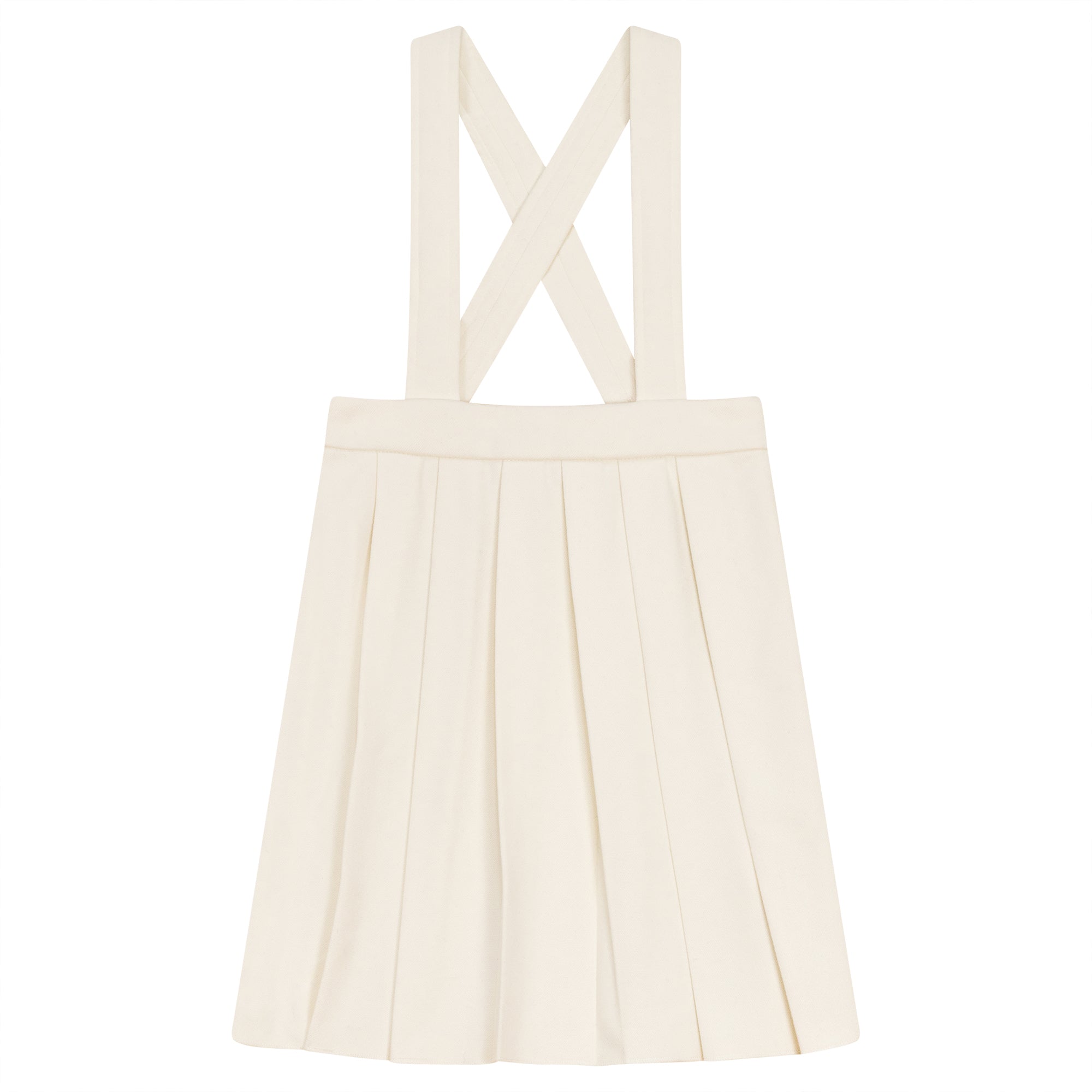 PLEATED SKIRT WITH SUSPENDERS