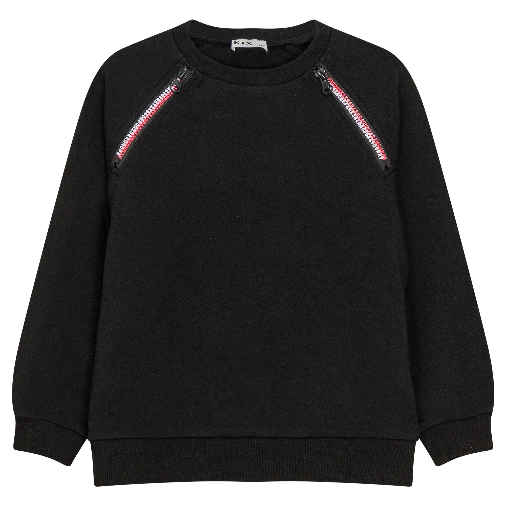 ZIPPER DETAIL SWEATSHIRT