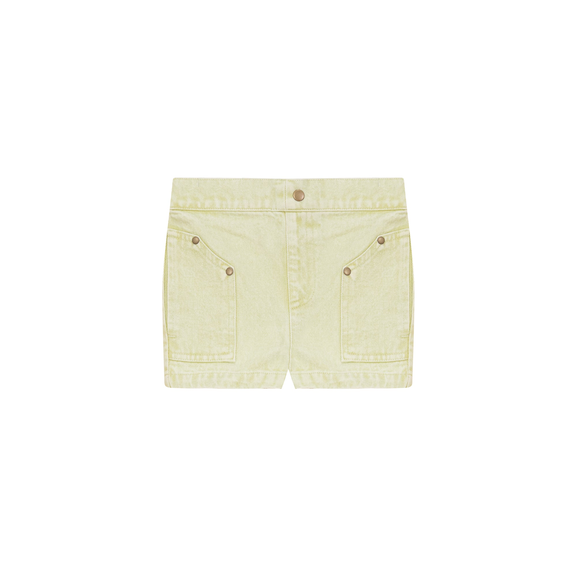 POCKET DETAIL DENIM SHORTS