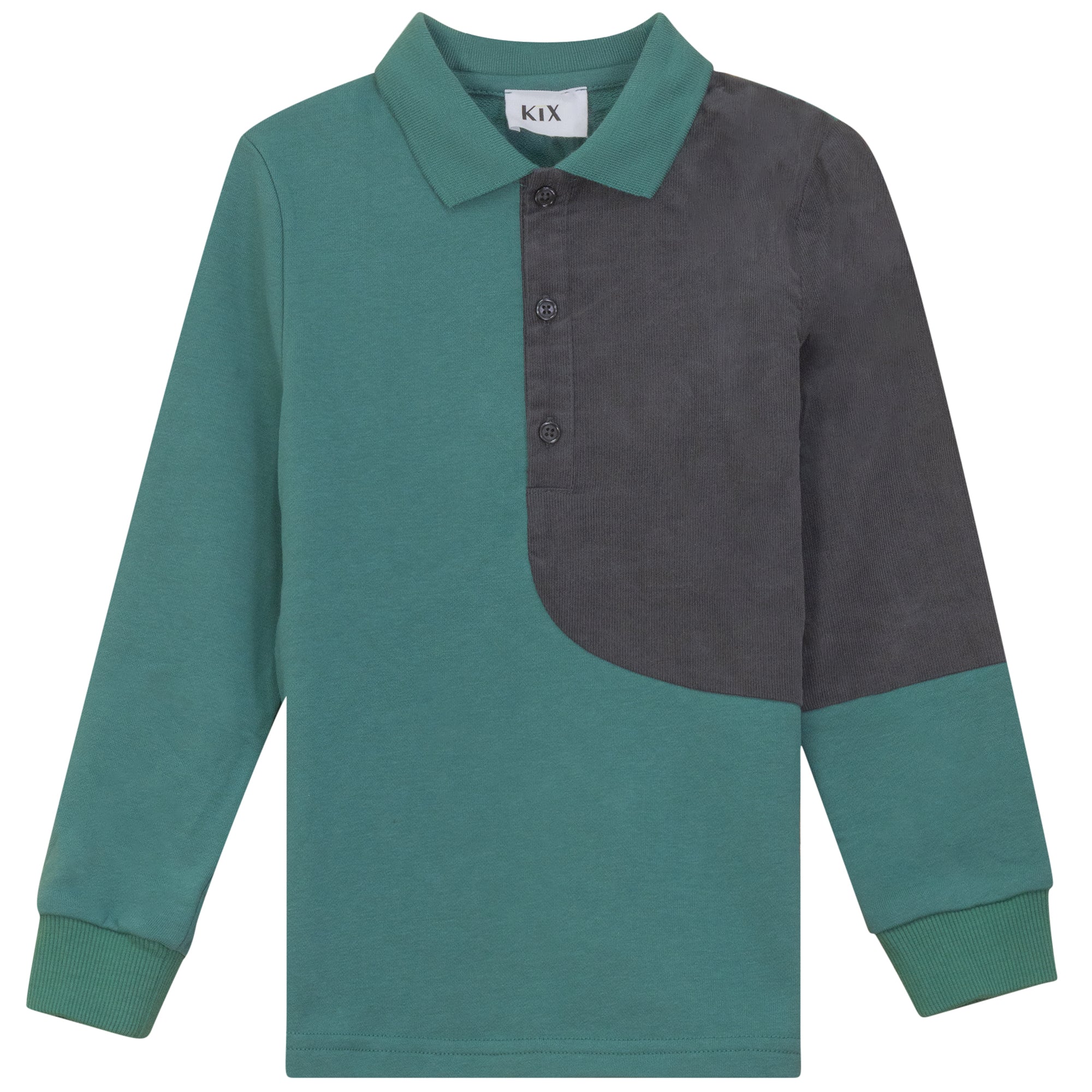 CORDUROY COLOR BLOCK POLO