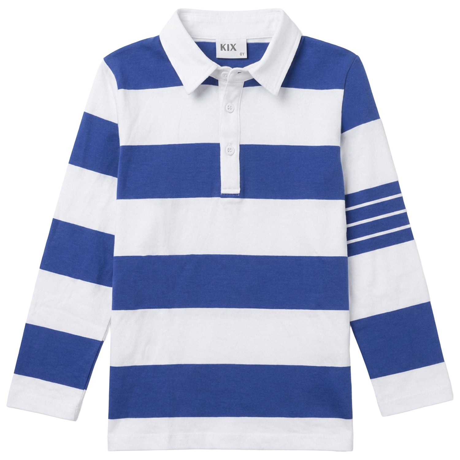 MULTI STRIPE LS POLO