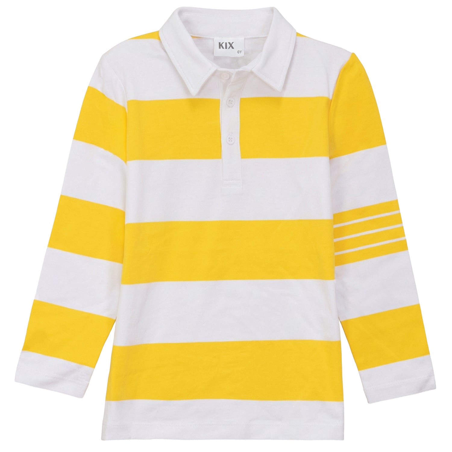 MULTI STRIPE LS POLO
