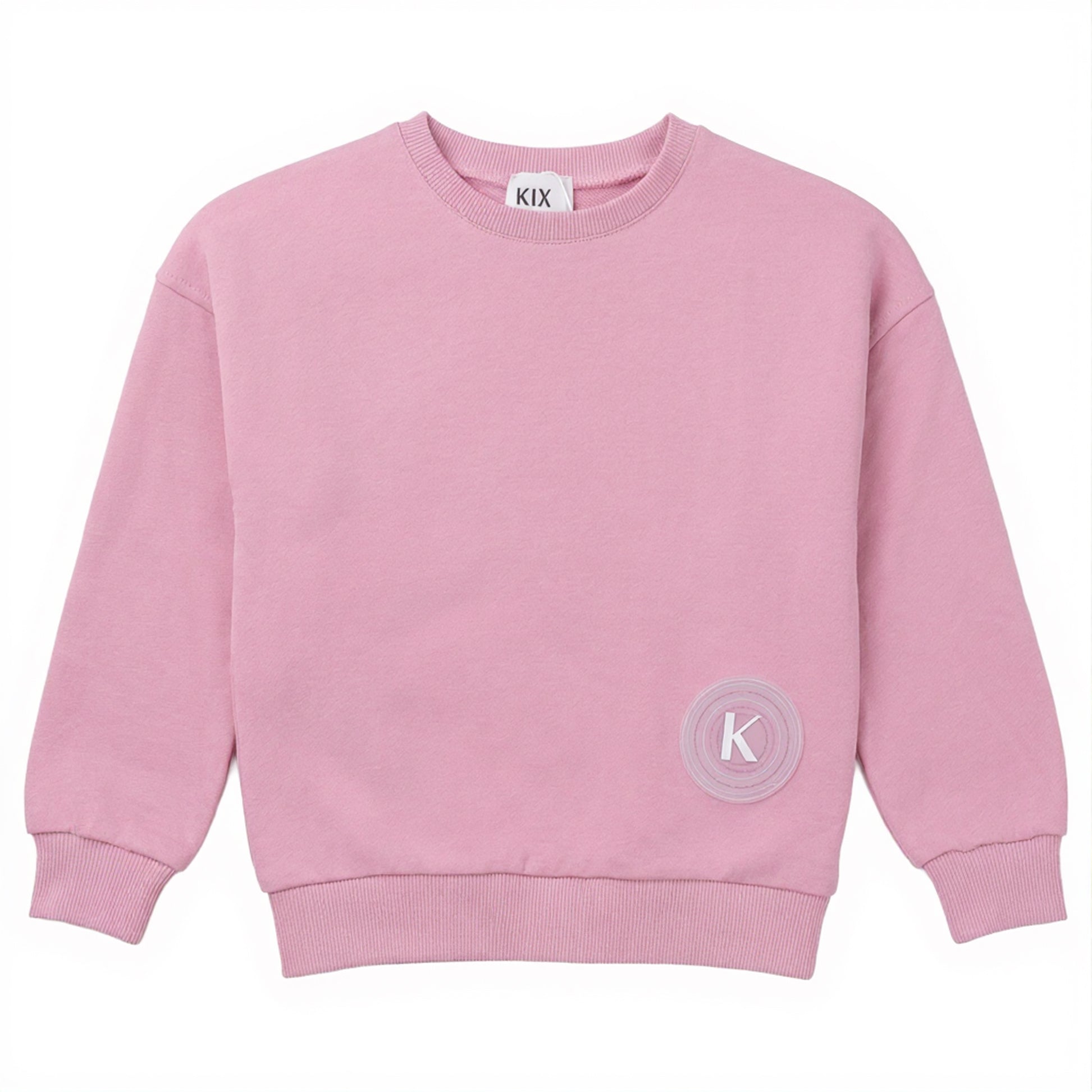 EMBOSSED RUBBER K SWEATSHIRT