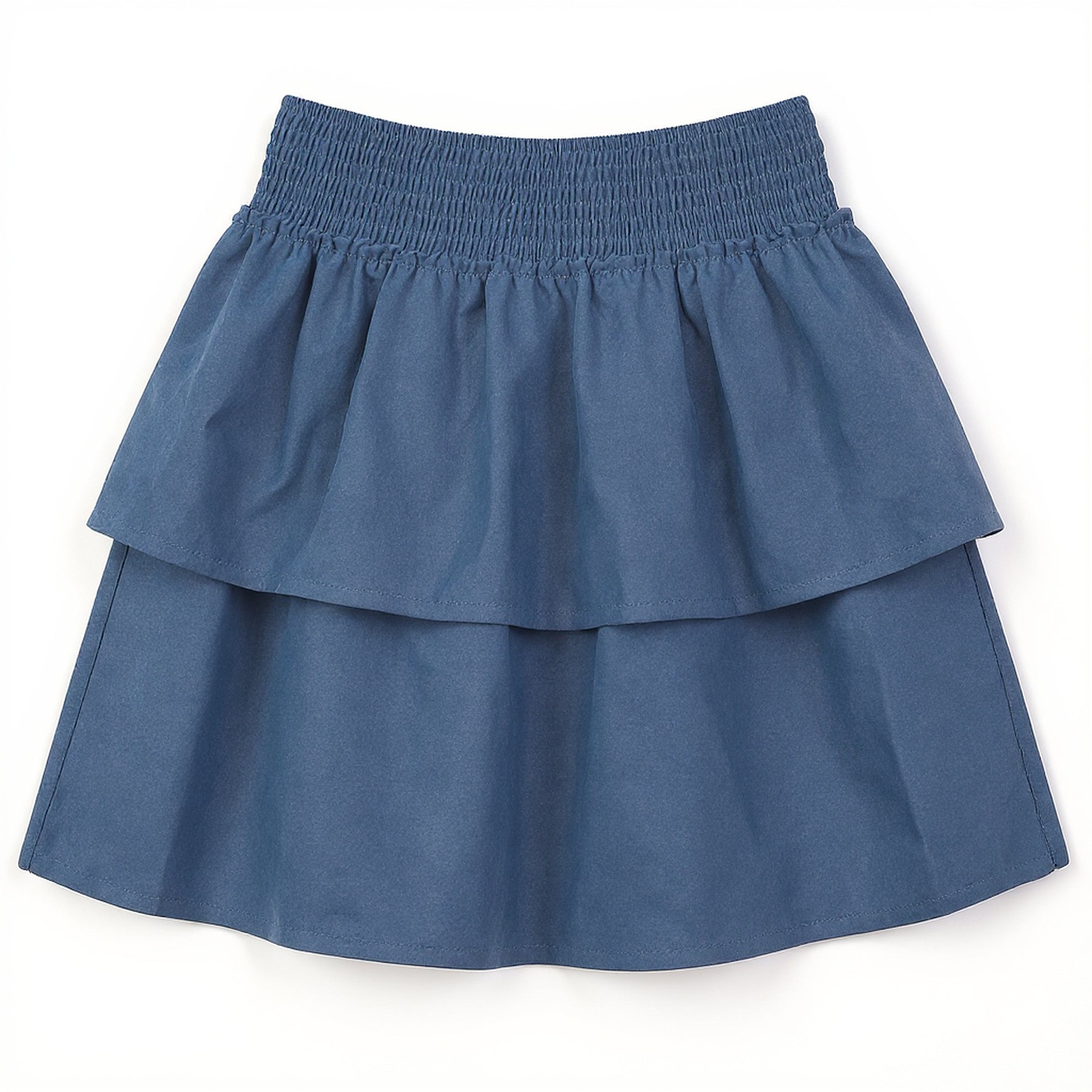 DENIM LAYERED SKIRT