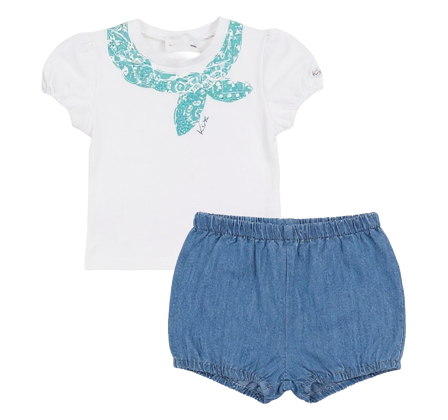 BG PAISLEY DETAIL DENIM SET