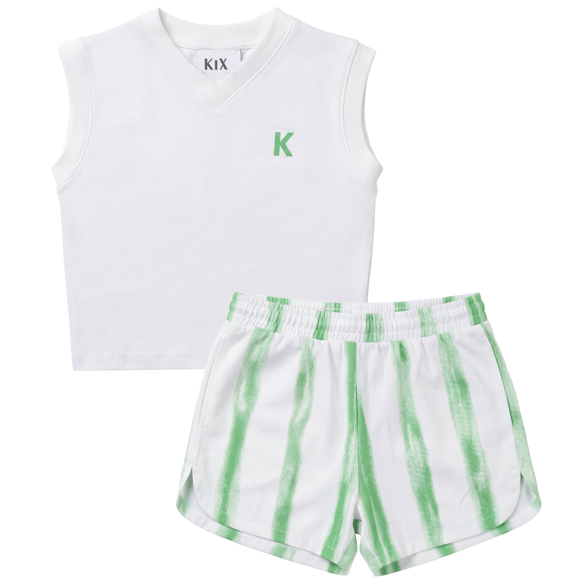 STRIPED DENIM BB SET