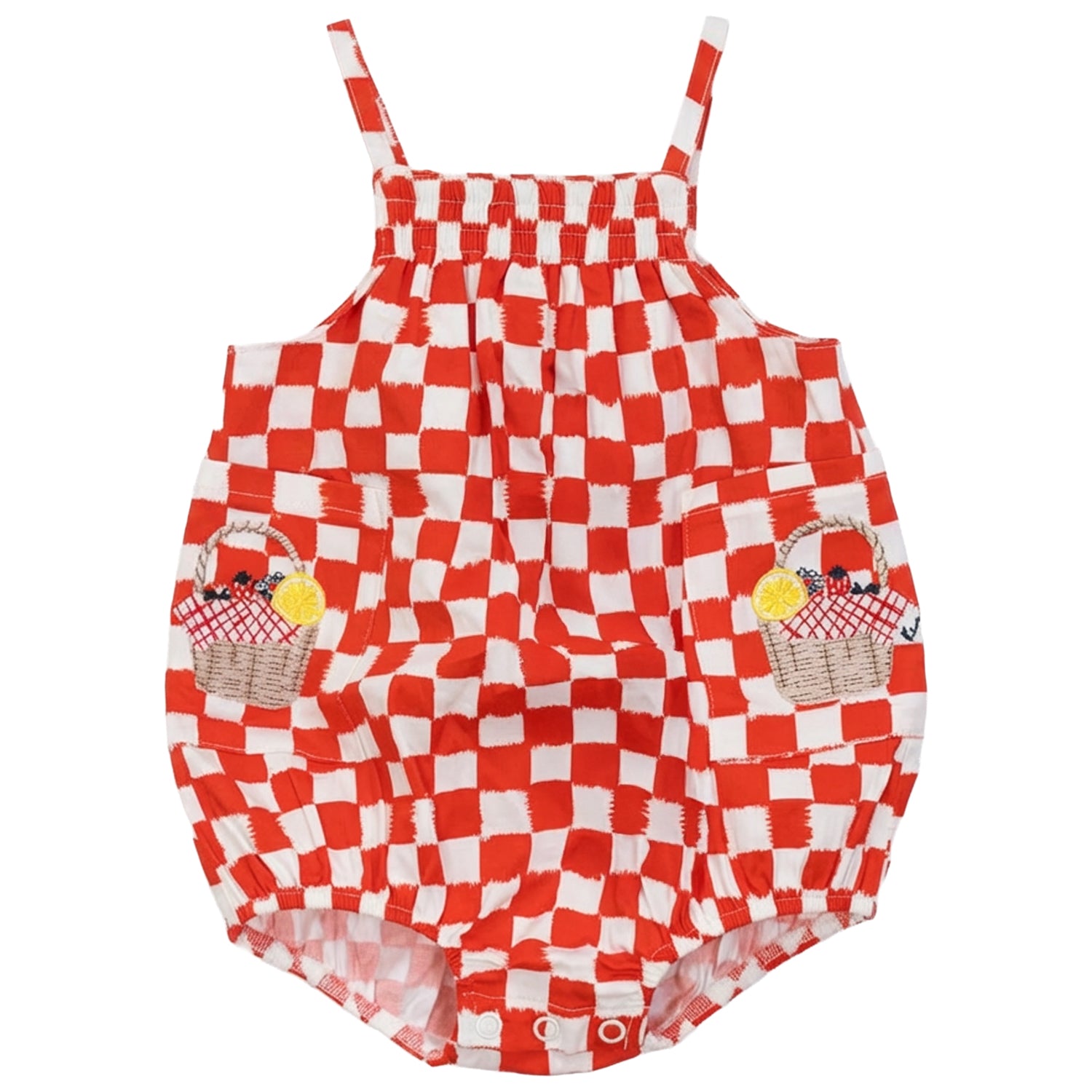 PICNIC GINGHAM ROMPER