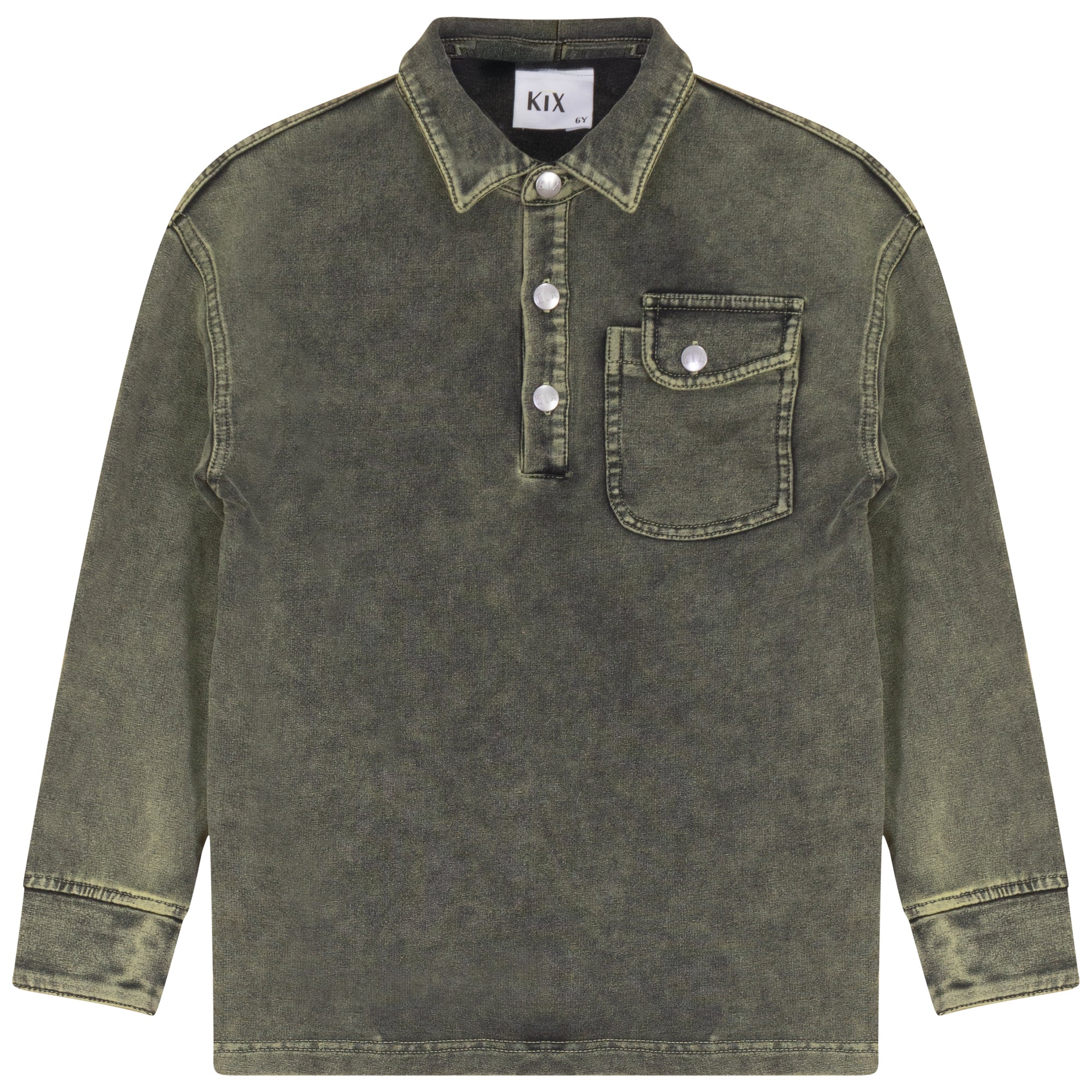 WASHED DETAIL POLO