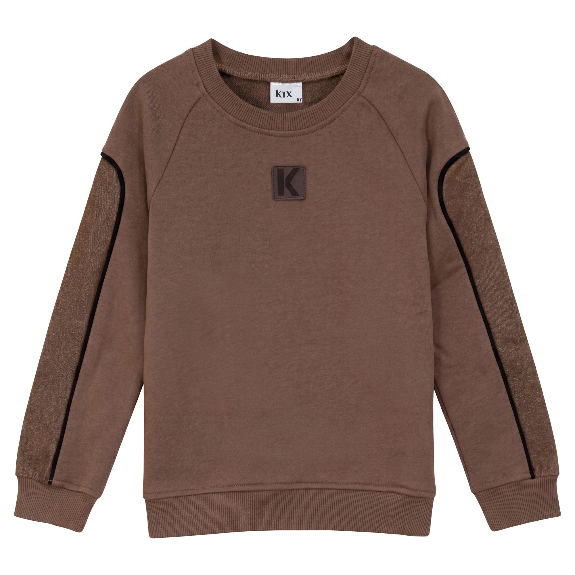 PIPING DETAIL SWEATSHIRT