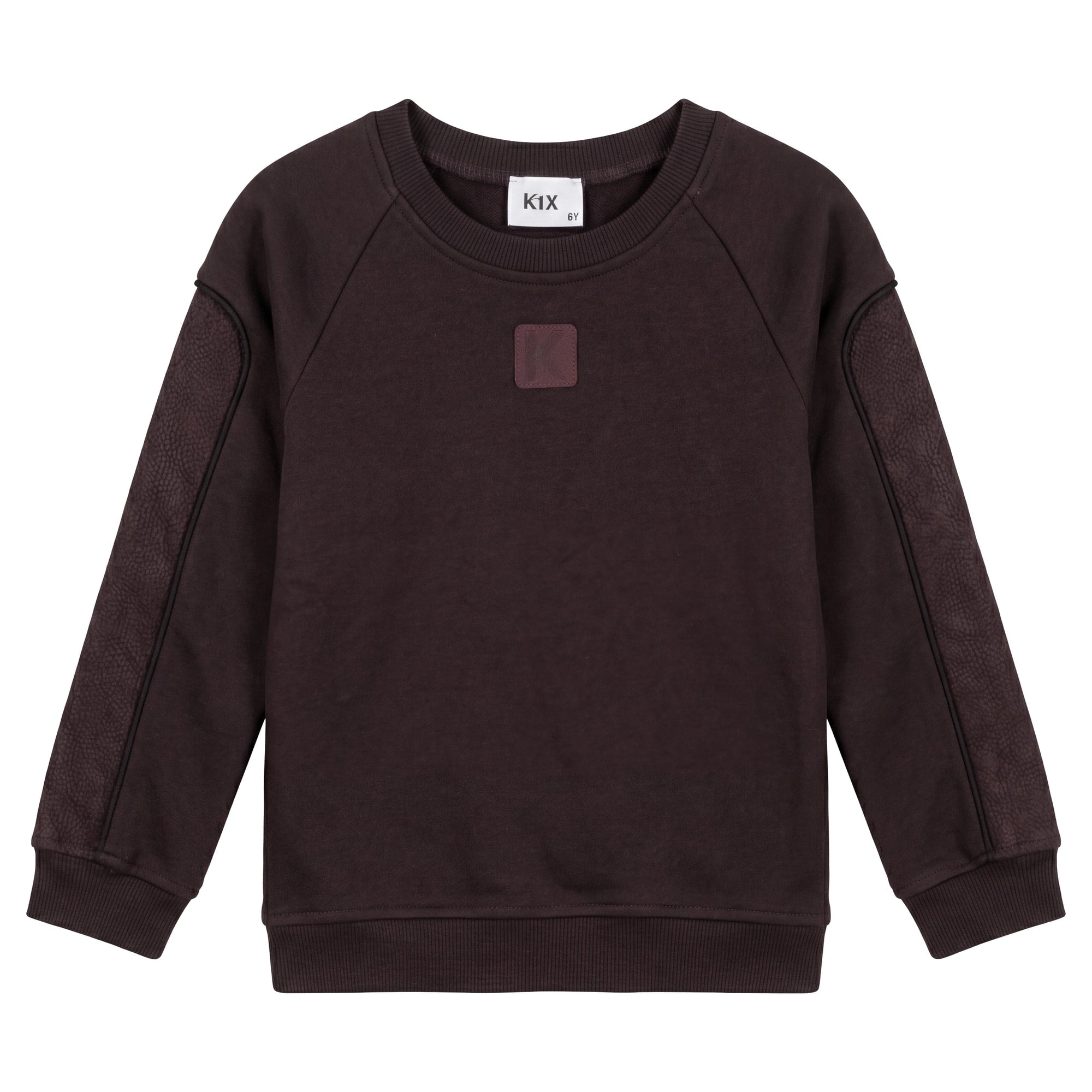 PIPING DETAIL SWEATSHIRT