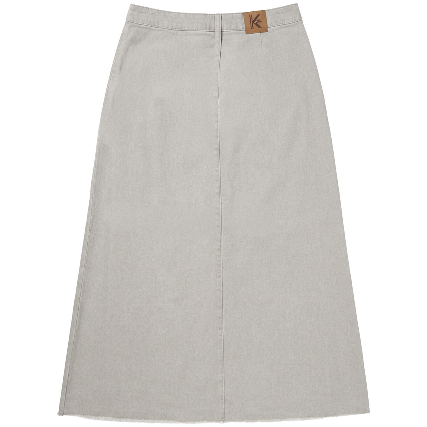 FRINGED HEM PLEATED SKIRT