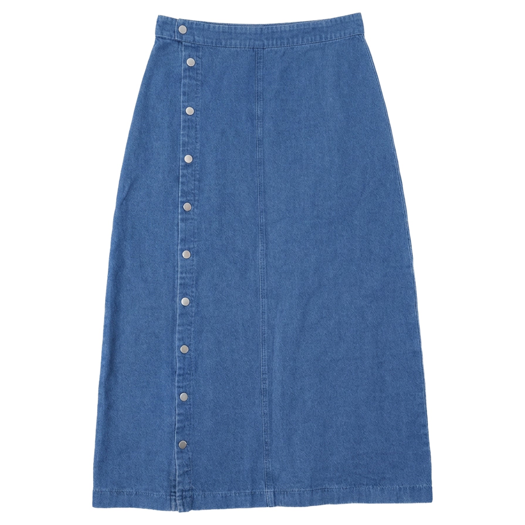 SIDE BUTTON DOWN SKIRT