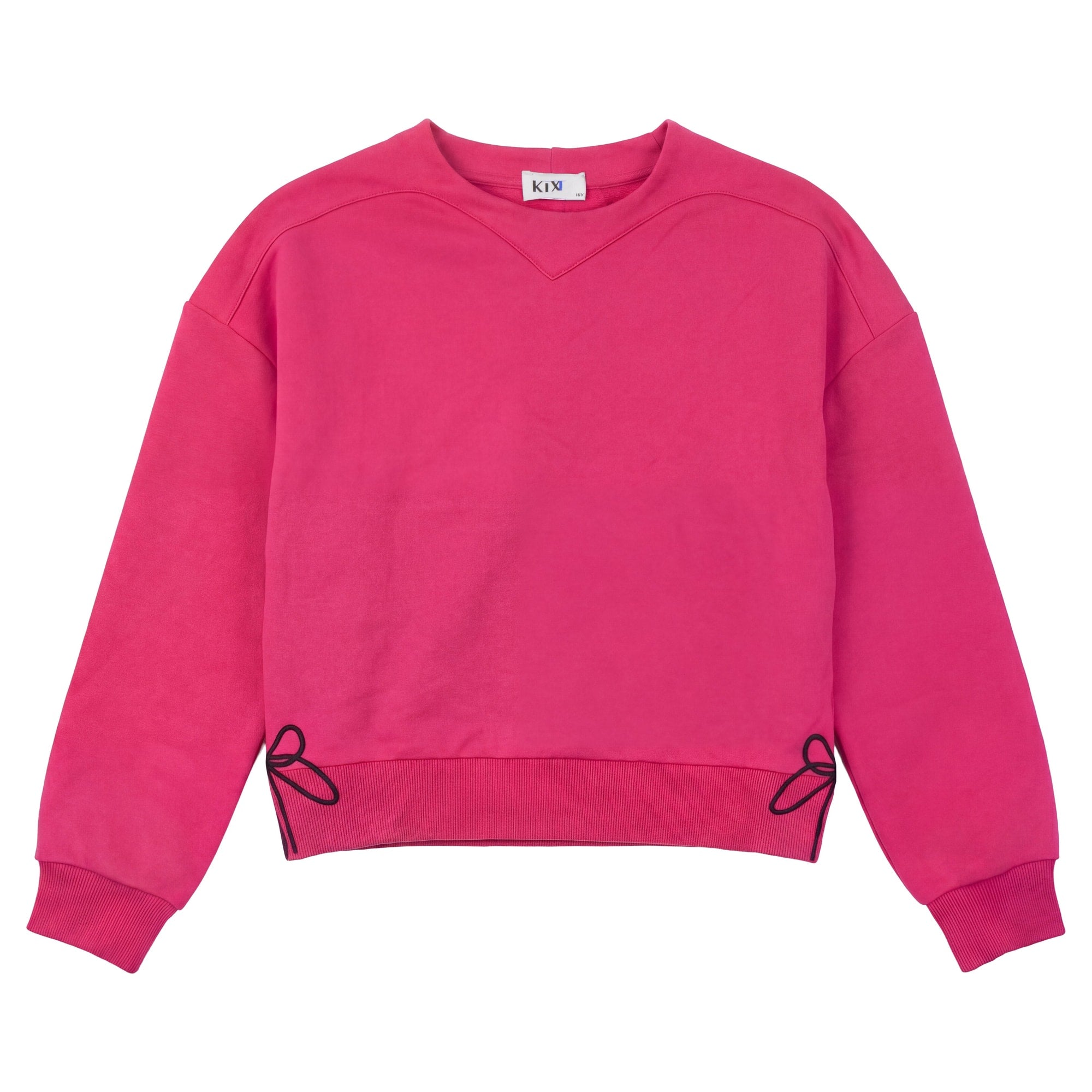 BOW DETAIL SWEATSHIRT