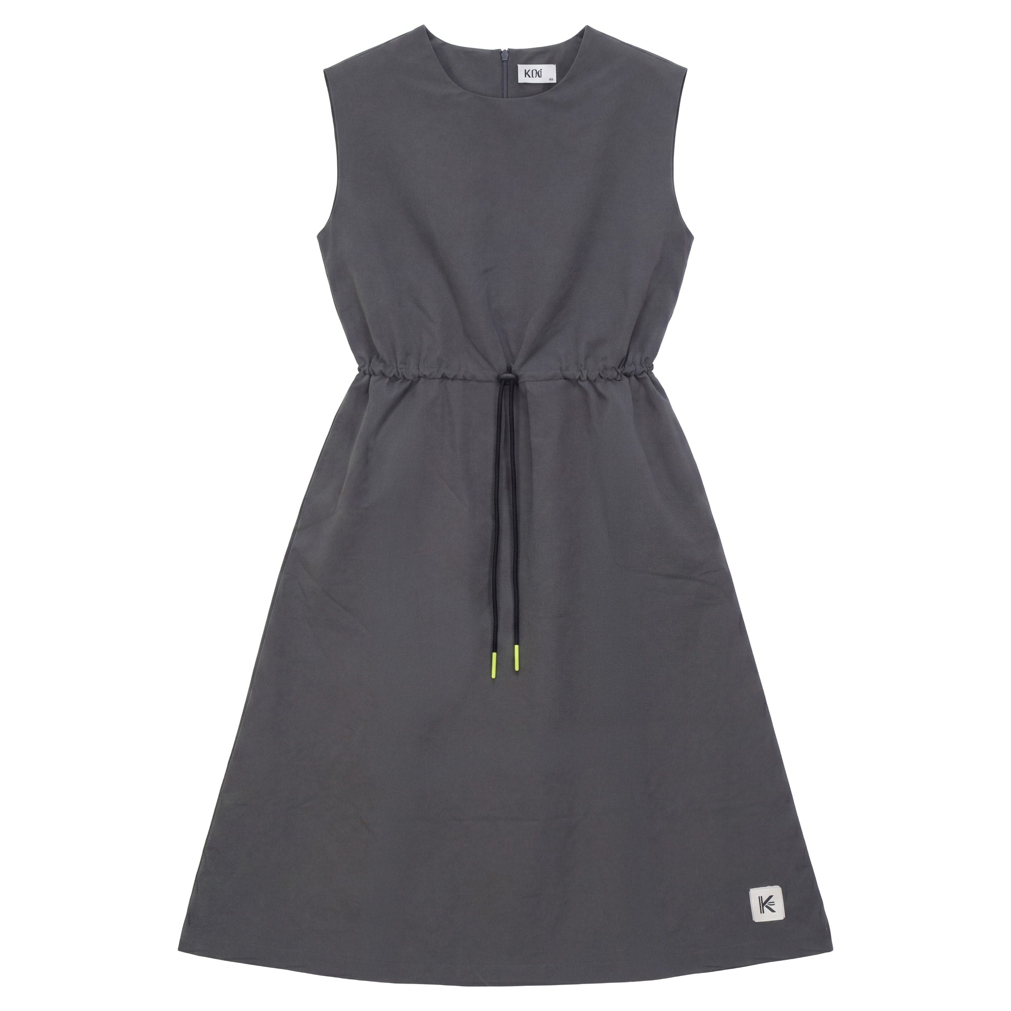 DRAWSTRING WAIST DRESS