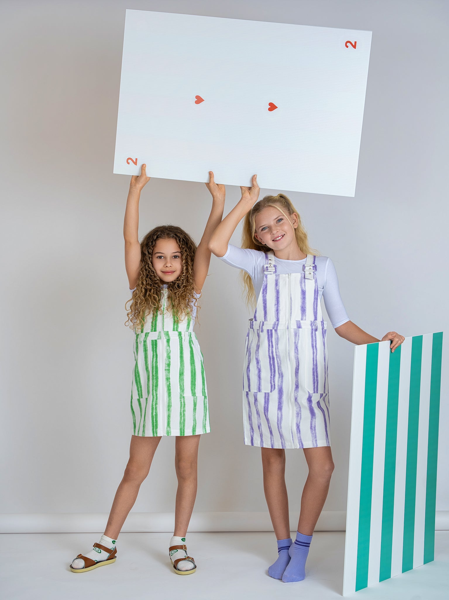 STRIPED DENIM JUMPER