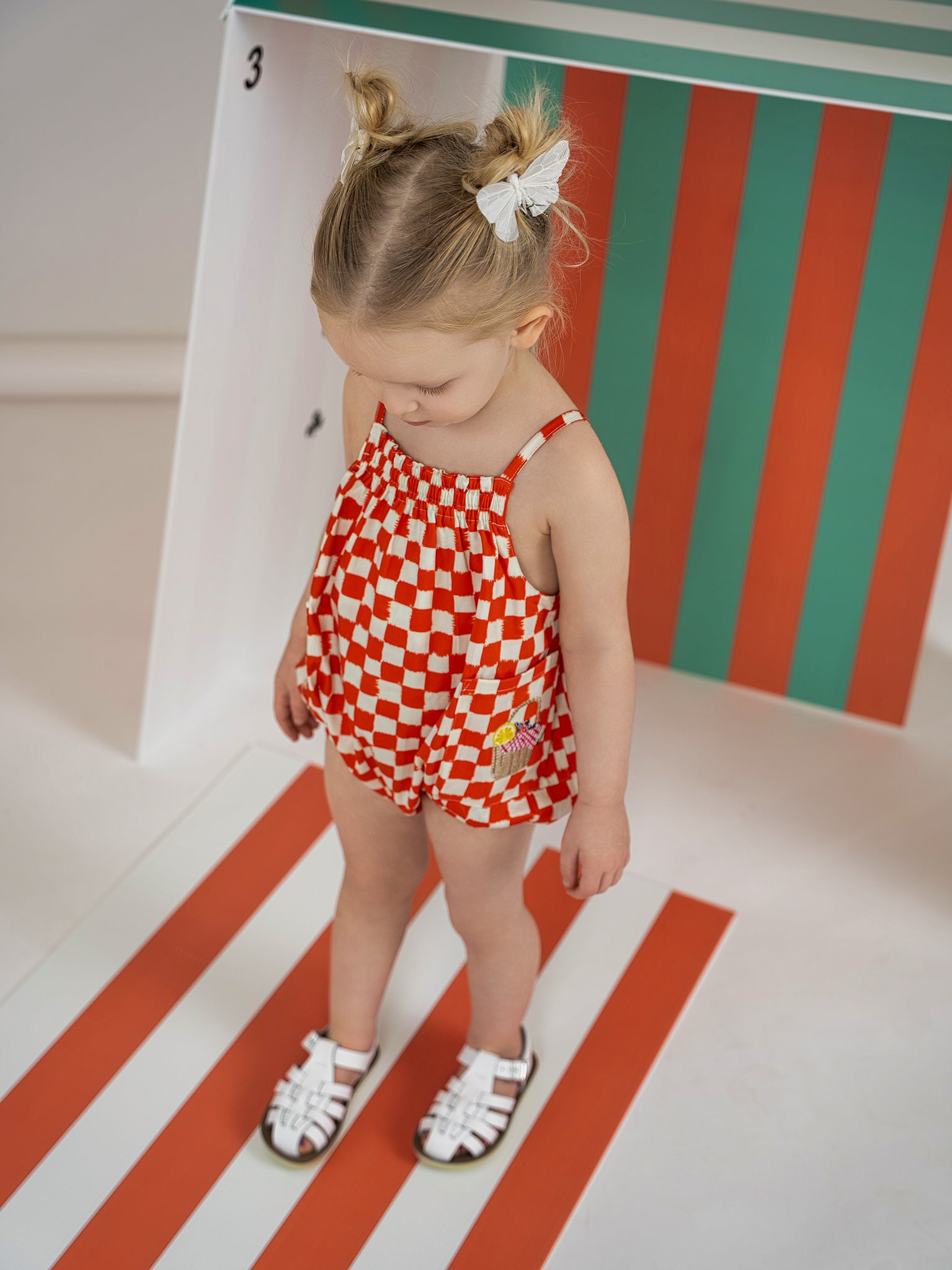 PICNIC GINGHAM ROMPER