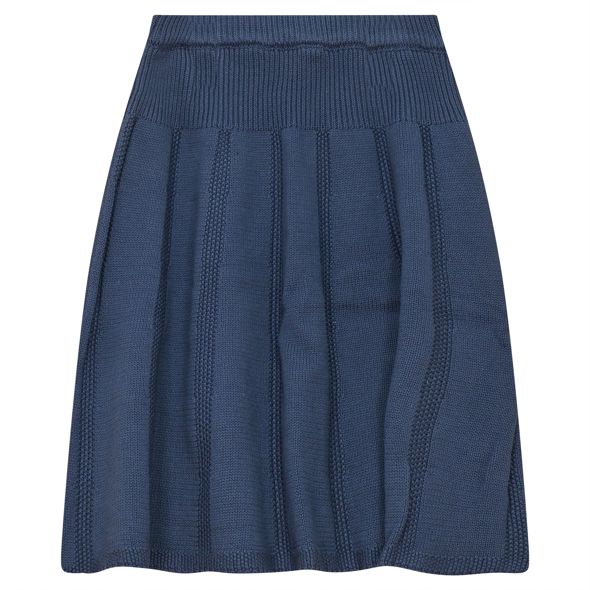 PLEATED KNIT SKIRT