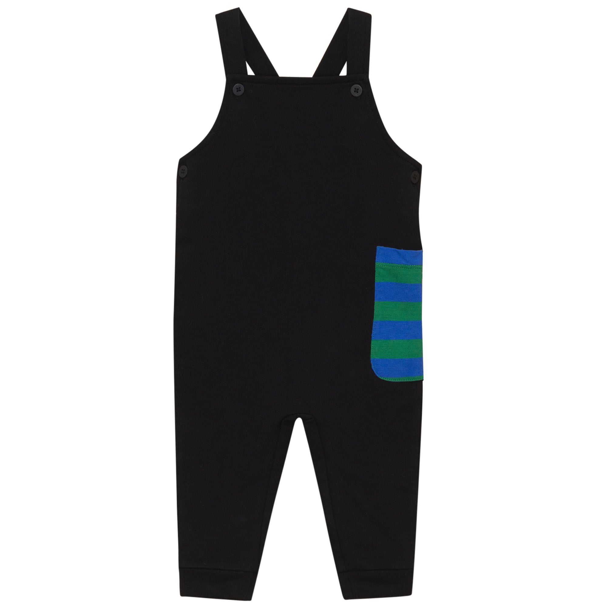 STRIPE POCKET OVERALLS