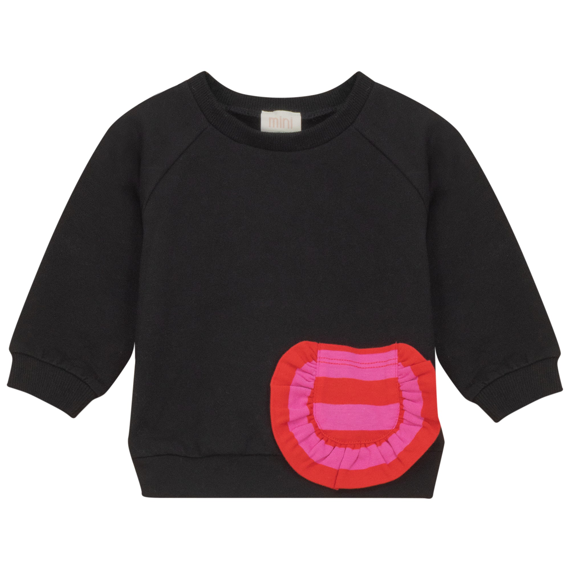 STRIPE POCKET BG SWEATSHIRT