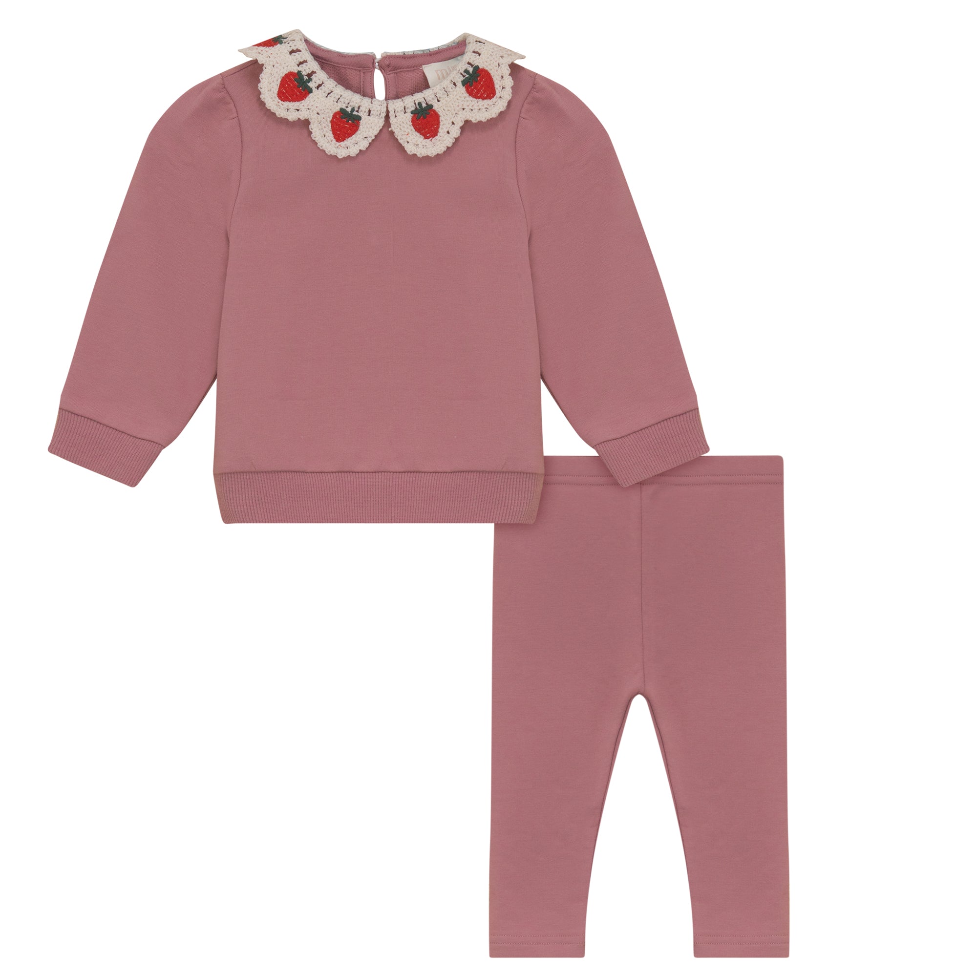 EMBROIDERED CROCHET COLLAR SET