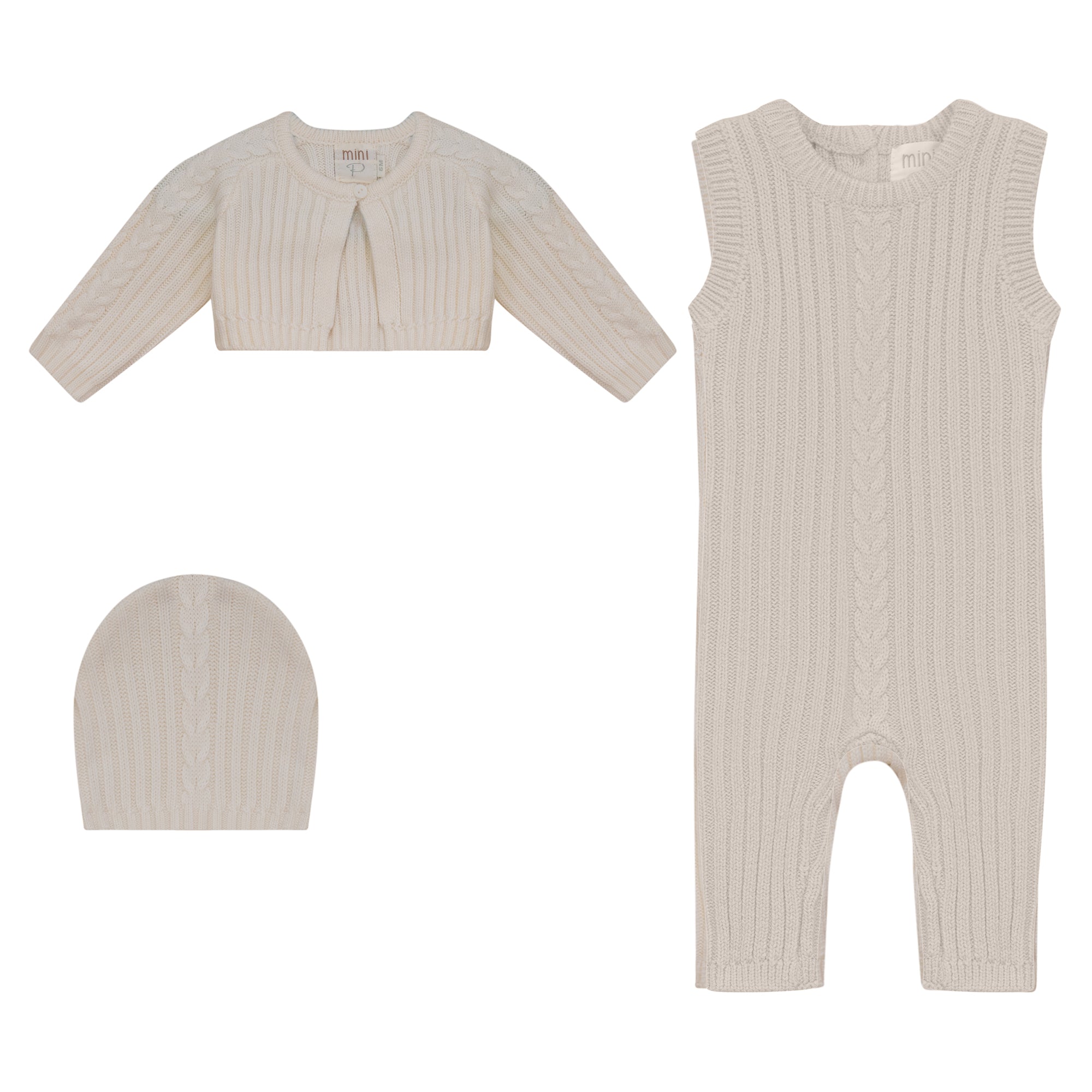 CABLE DETAIL KNIT SET