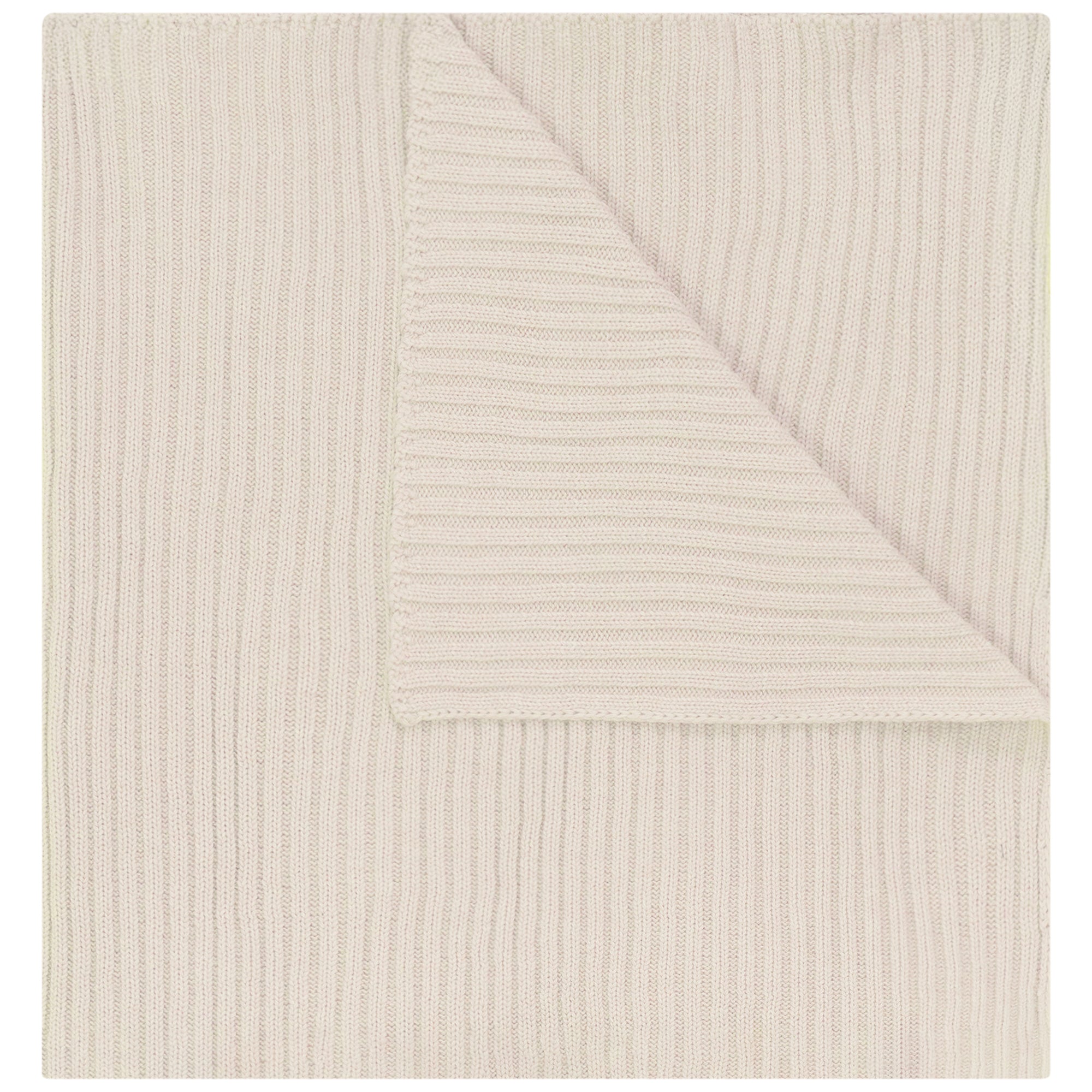 CABLE DETAIL KNIT BLANKET