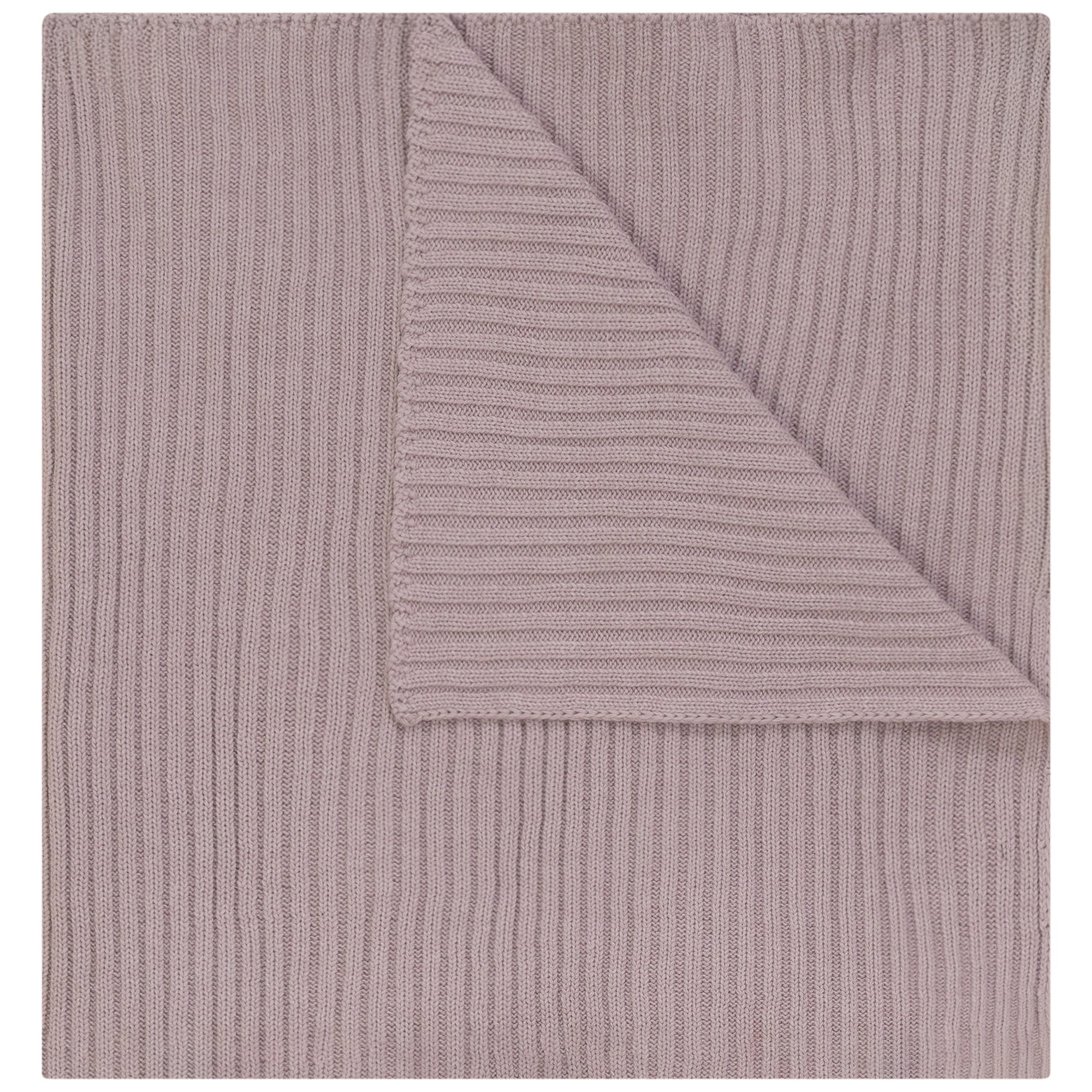 CABLE DETAIL KNIT BLANKET