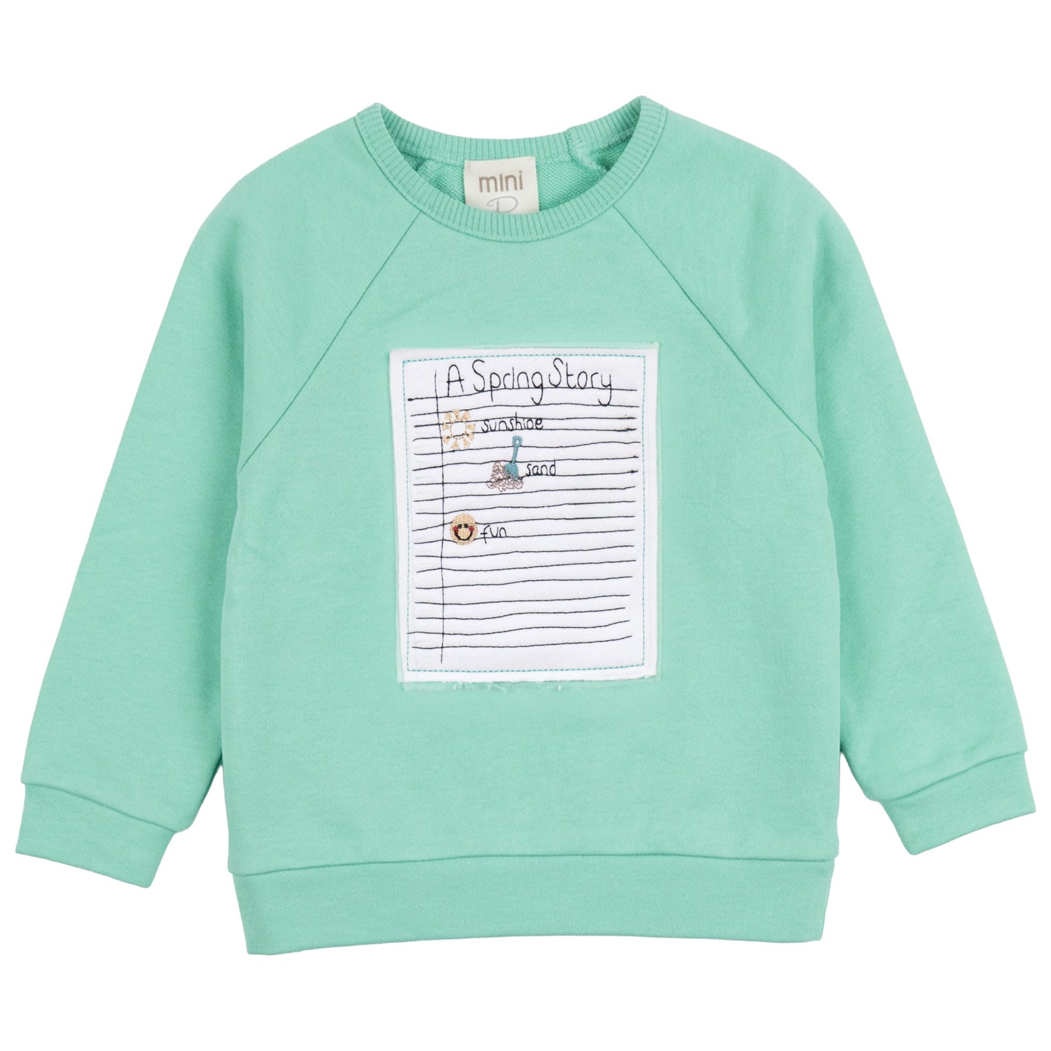 SPRING APPLIQUE SWEATSHIRT