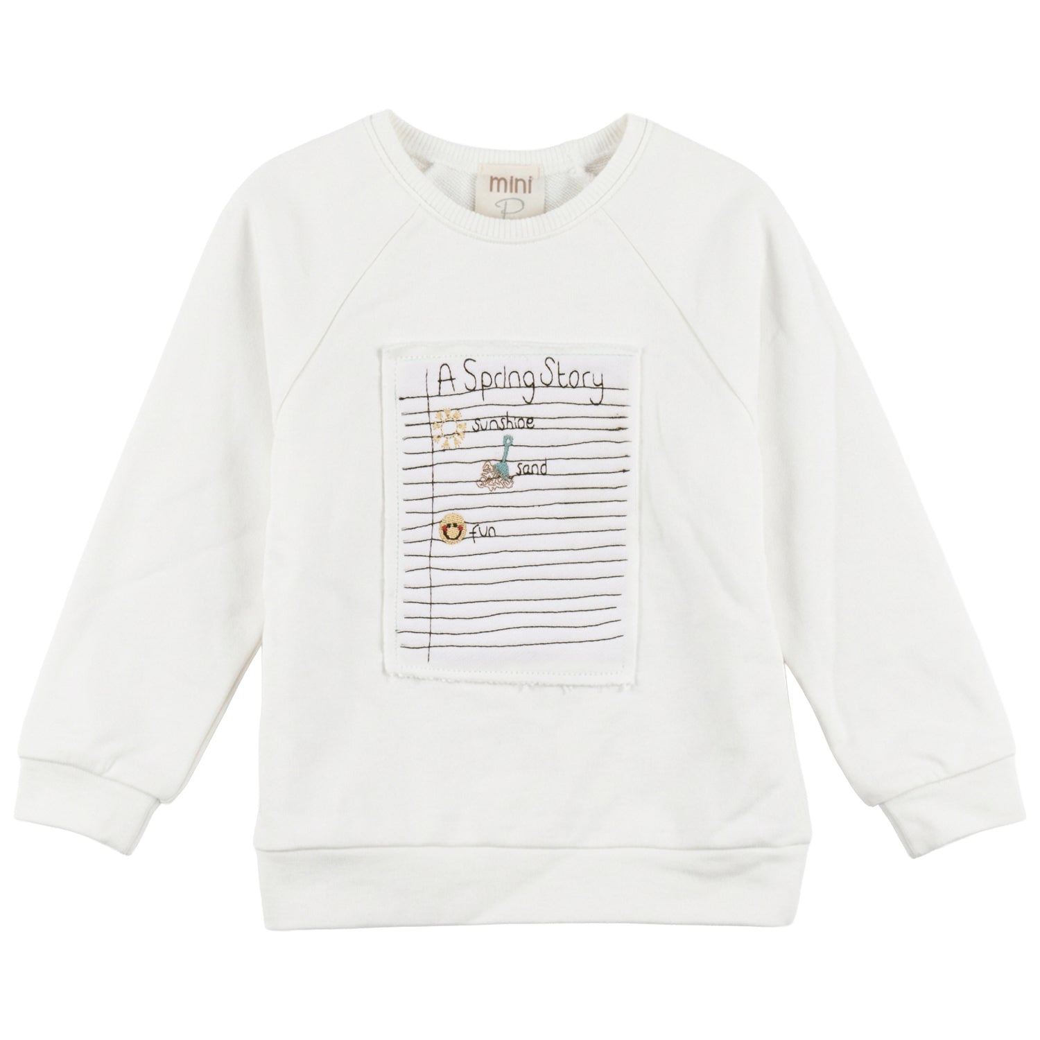 SPRING APPLIQUE SWEATSHIRT