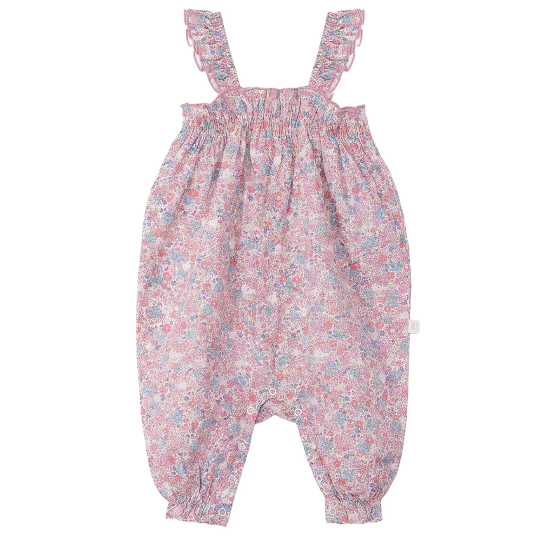 FLORAL FRILL EGDE ROMPER