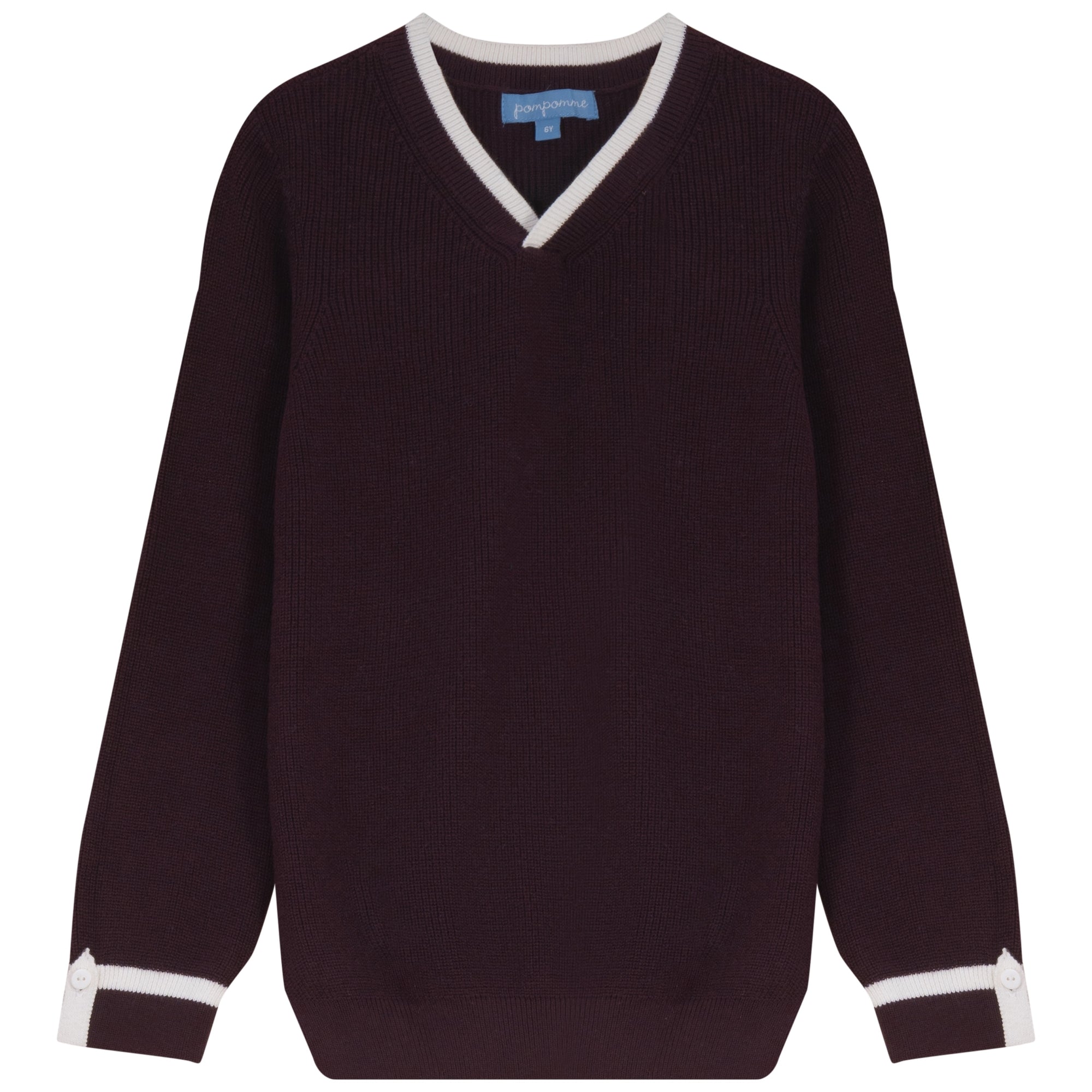 BUTTON LOOP DETAIL SWEATER