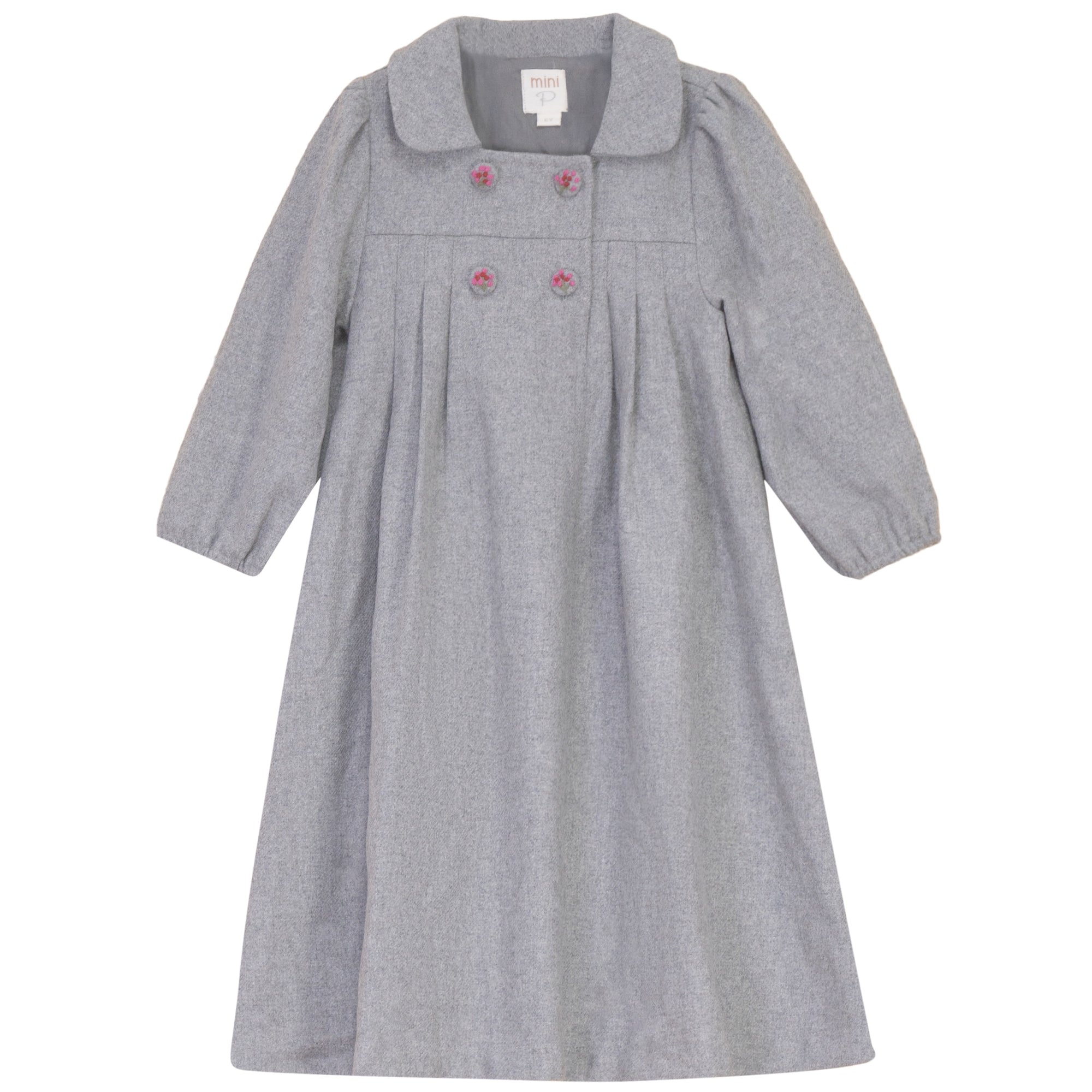 WOOL BUTTON DETAIL DRESS