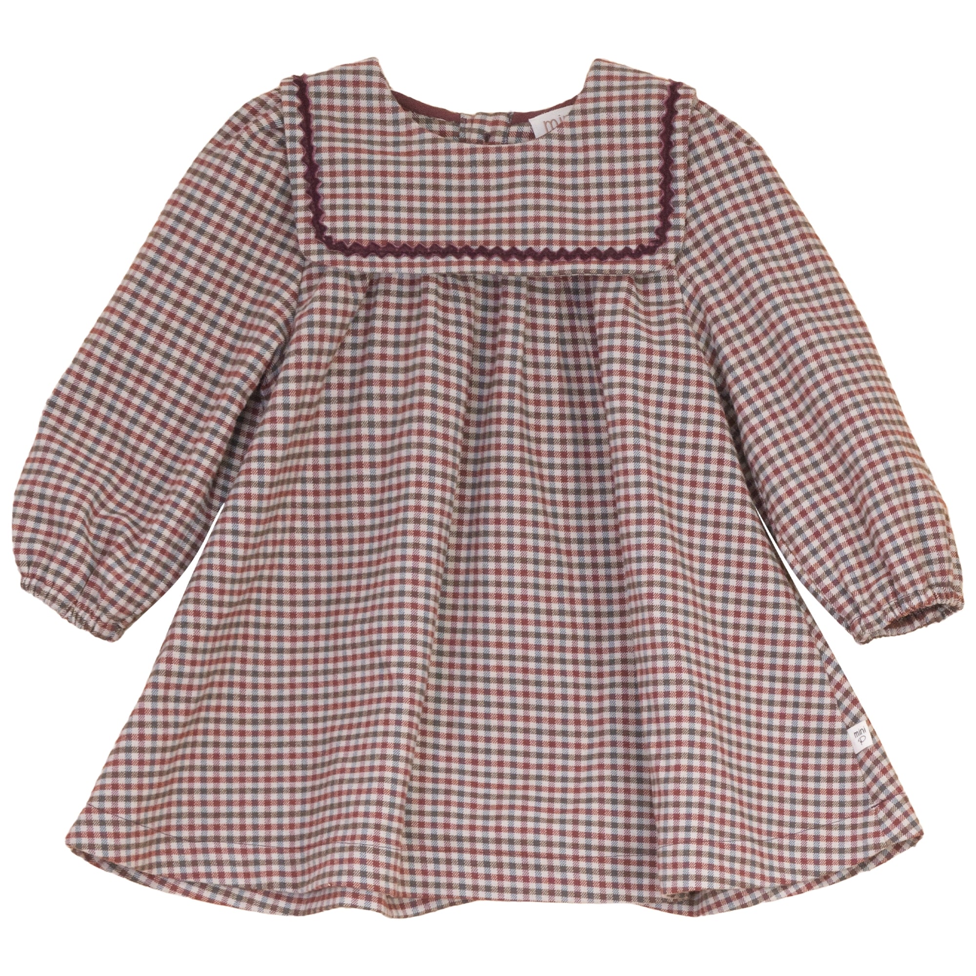 VELVET RICK RACK DRESS