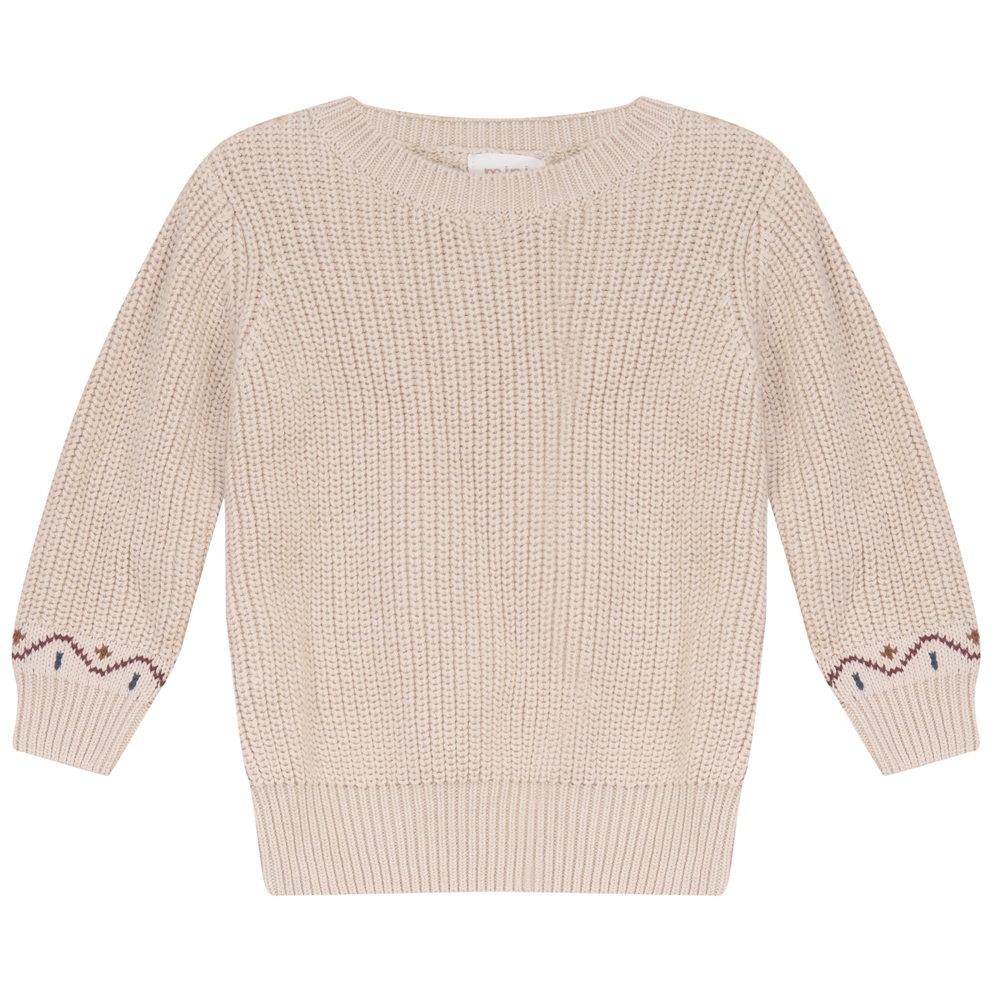 CHUNKY KNIT ROUND NECK SWEATER