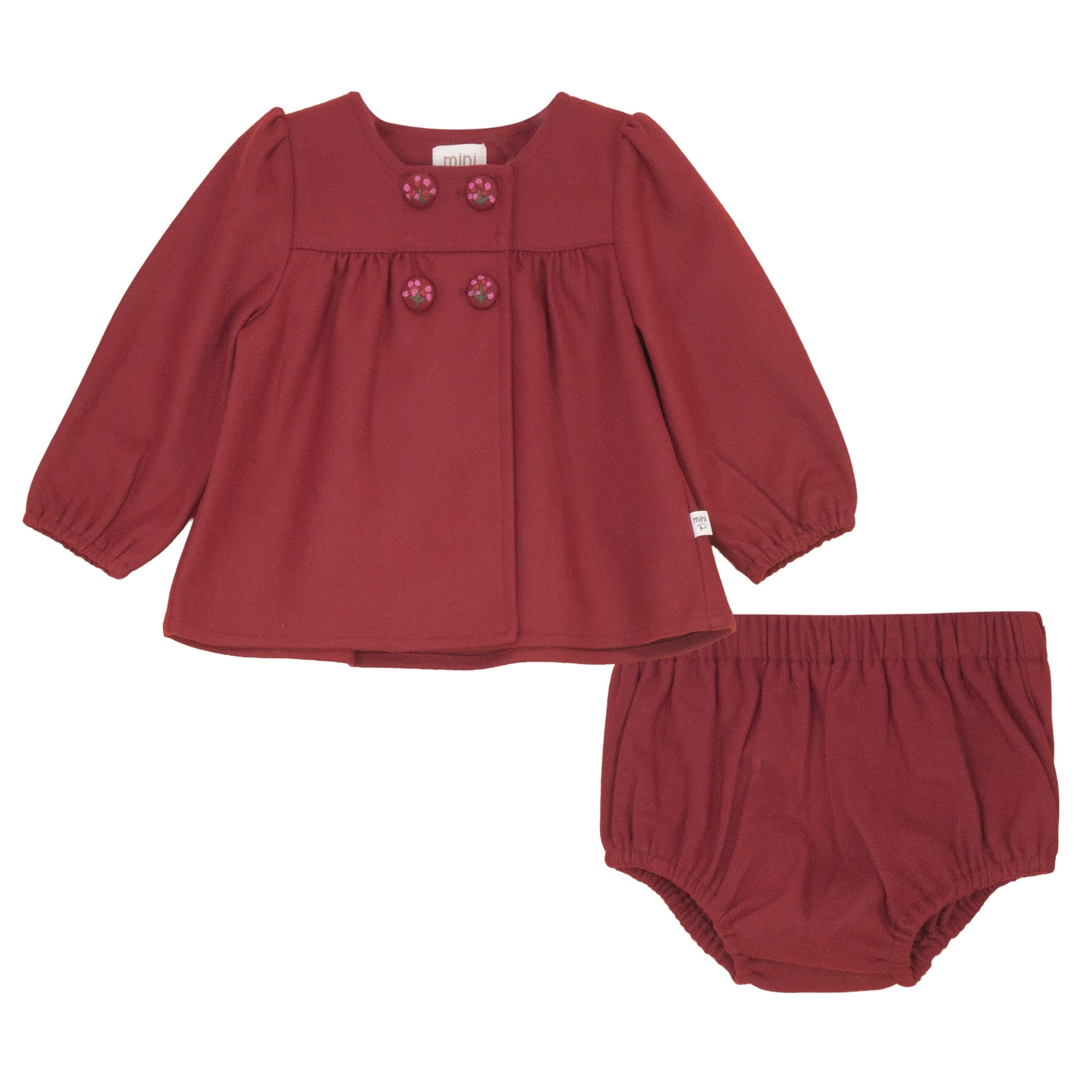 WOOL BUTTON DETAIL BG SET