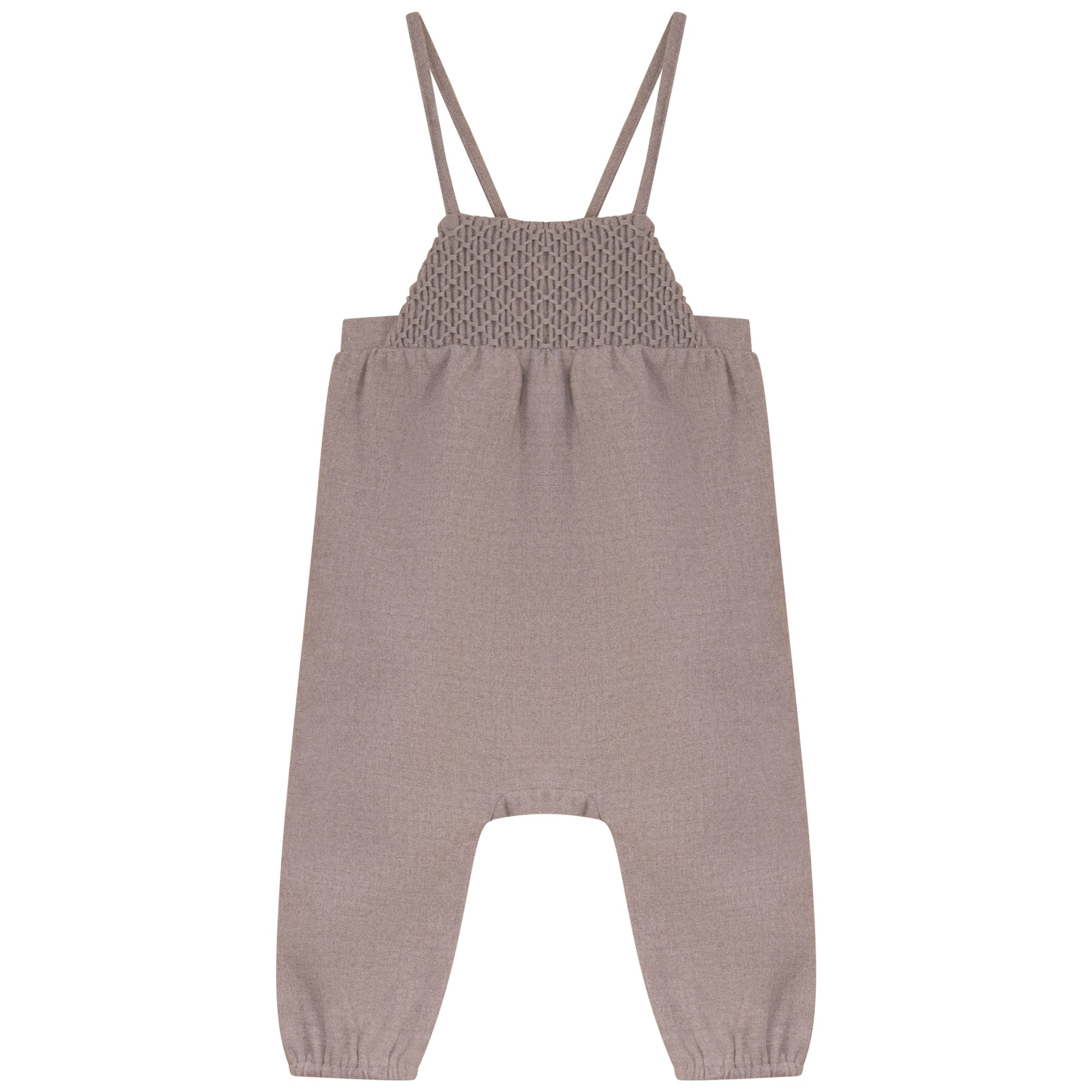 SMOCKED DETAIL ROMPER